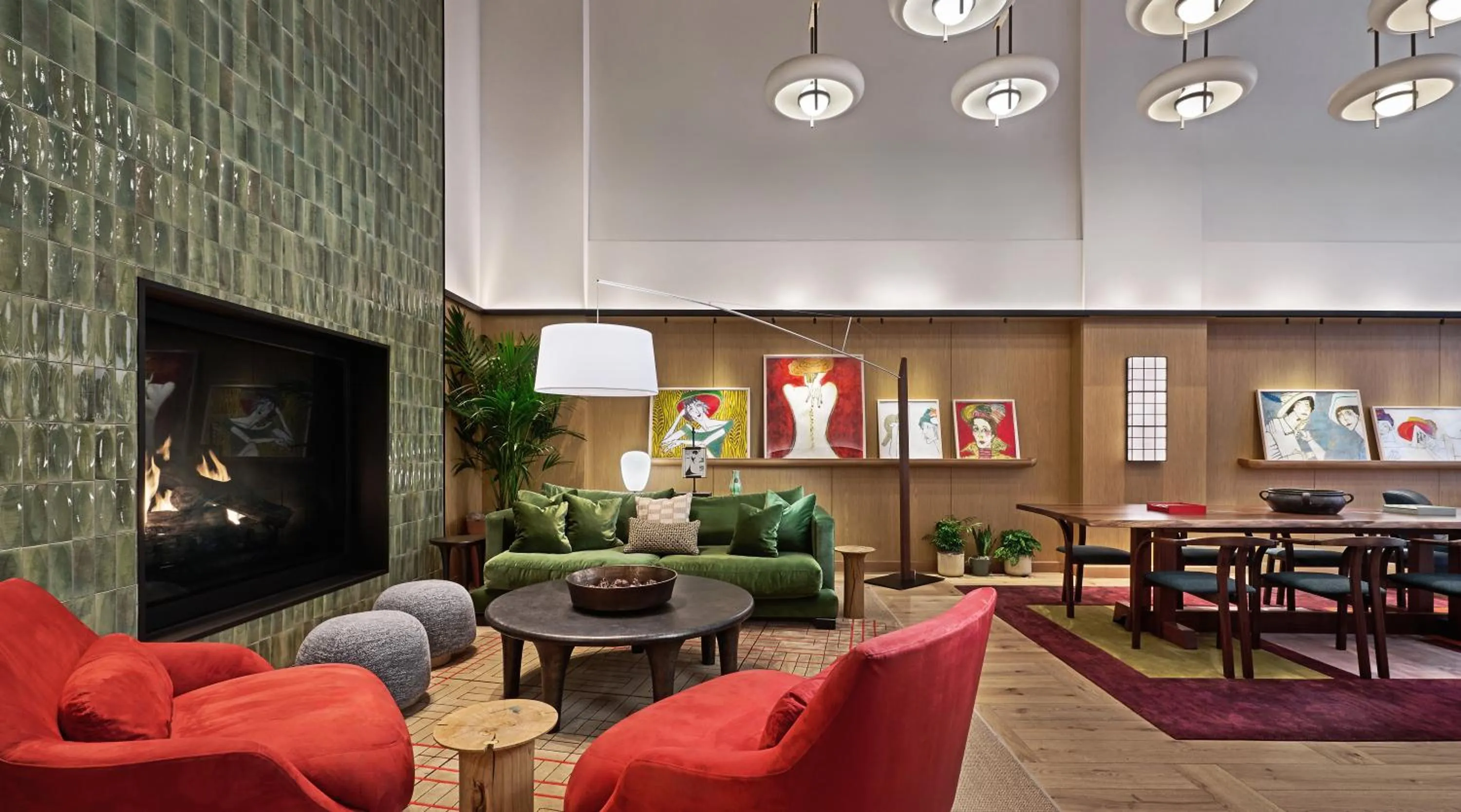 Seating area in L7 Chicago by LOTTE