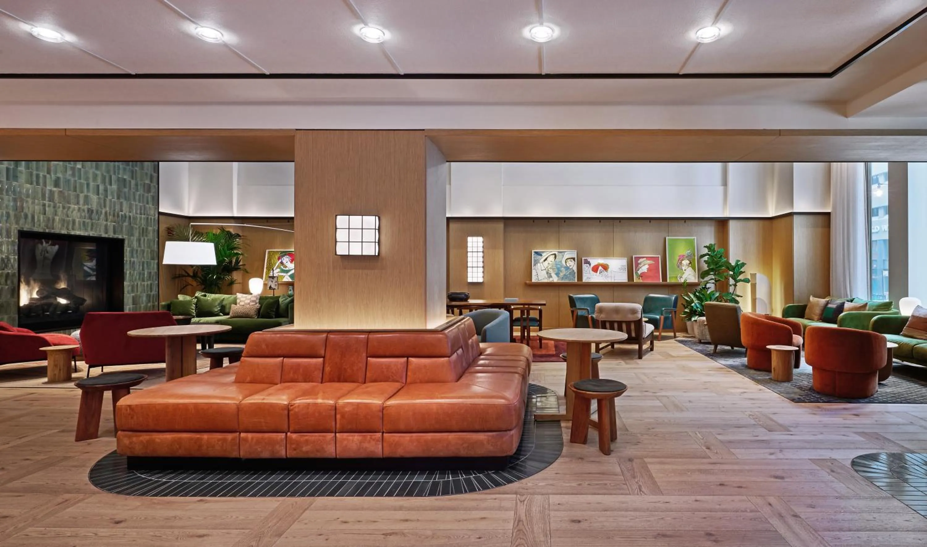 Seating area in L7 Chicago by LOTTE