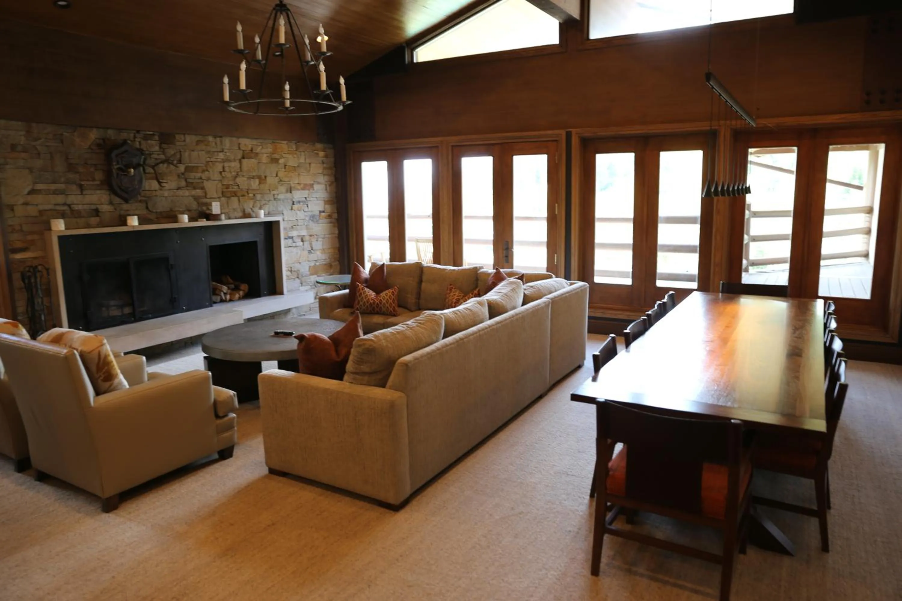 Living room in Stein Eriksen Lodge Deer Valley