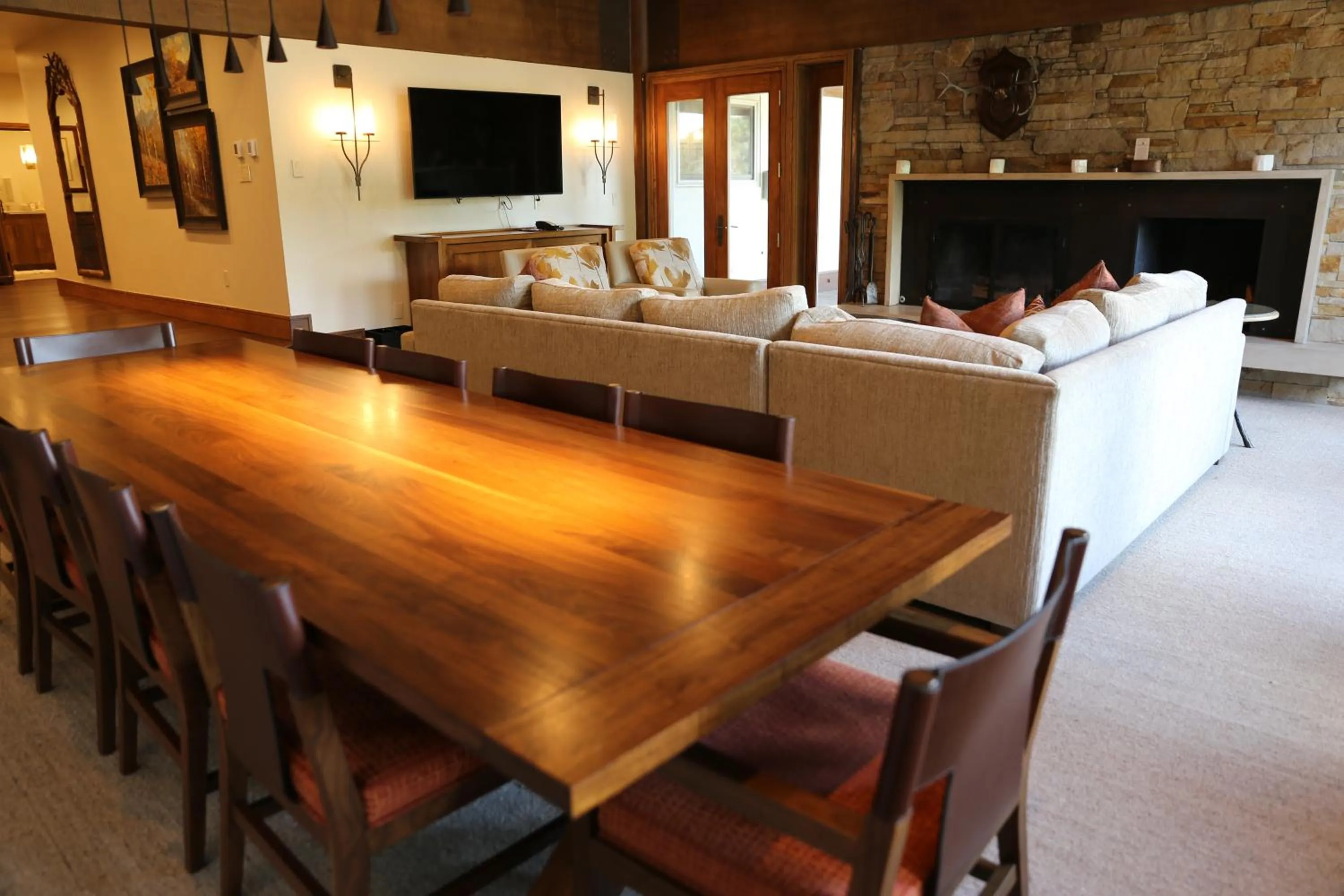 Living room in Stein Eriksen Lodge Deer Valley