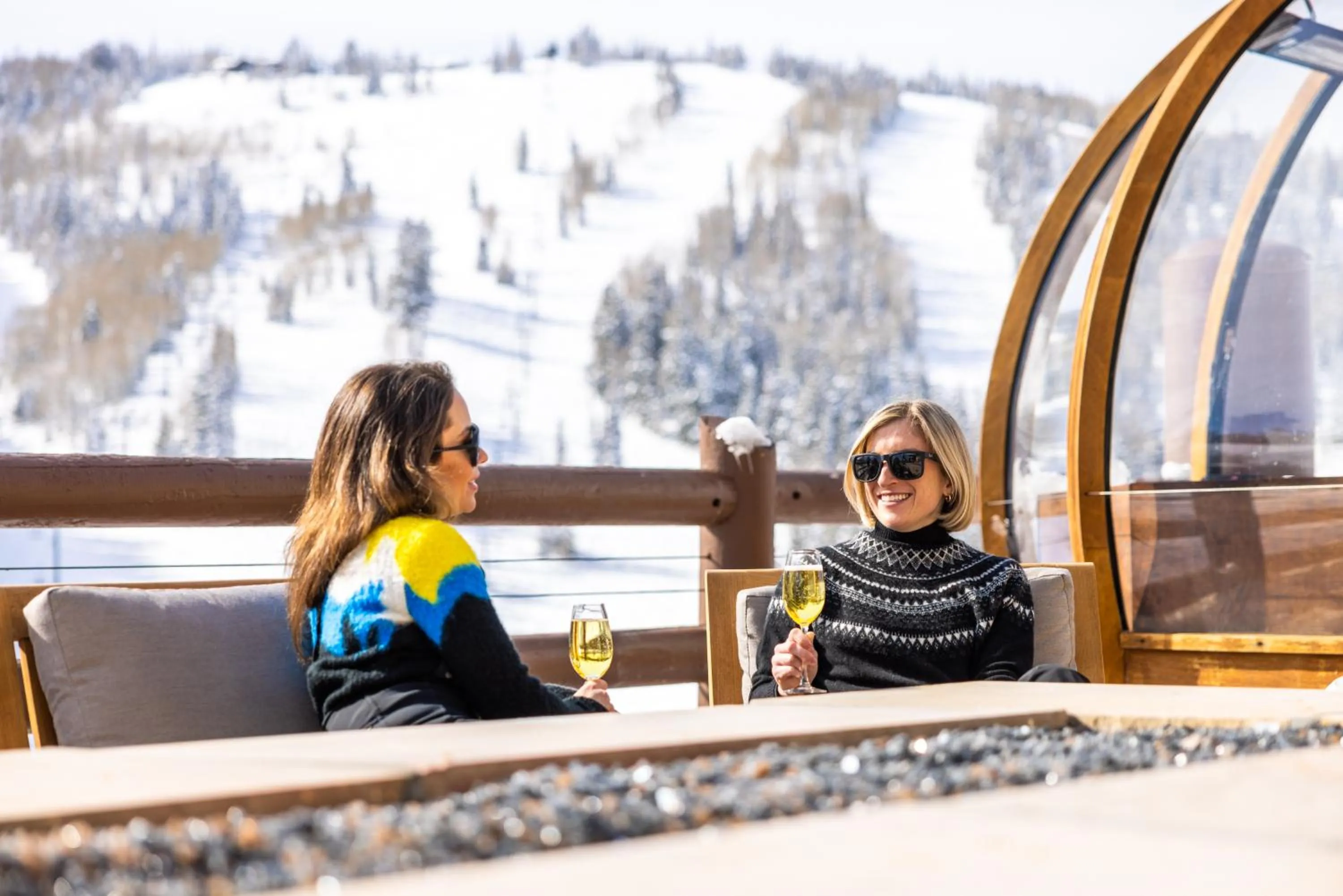 Mountain view in Stein Eriksen Lodge Deer Valley