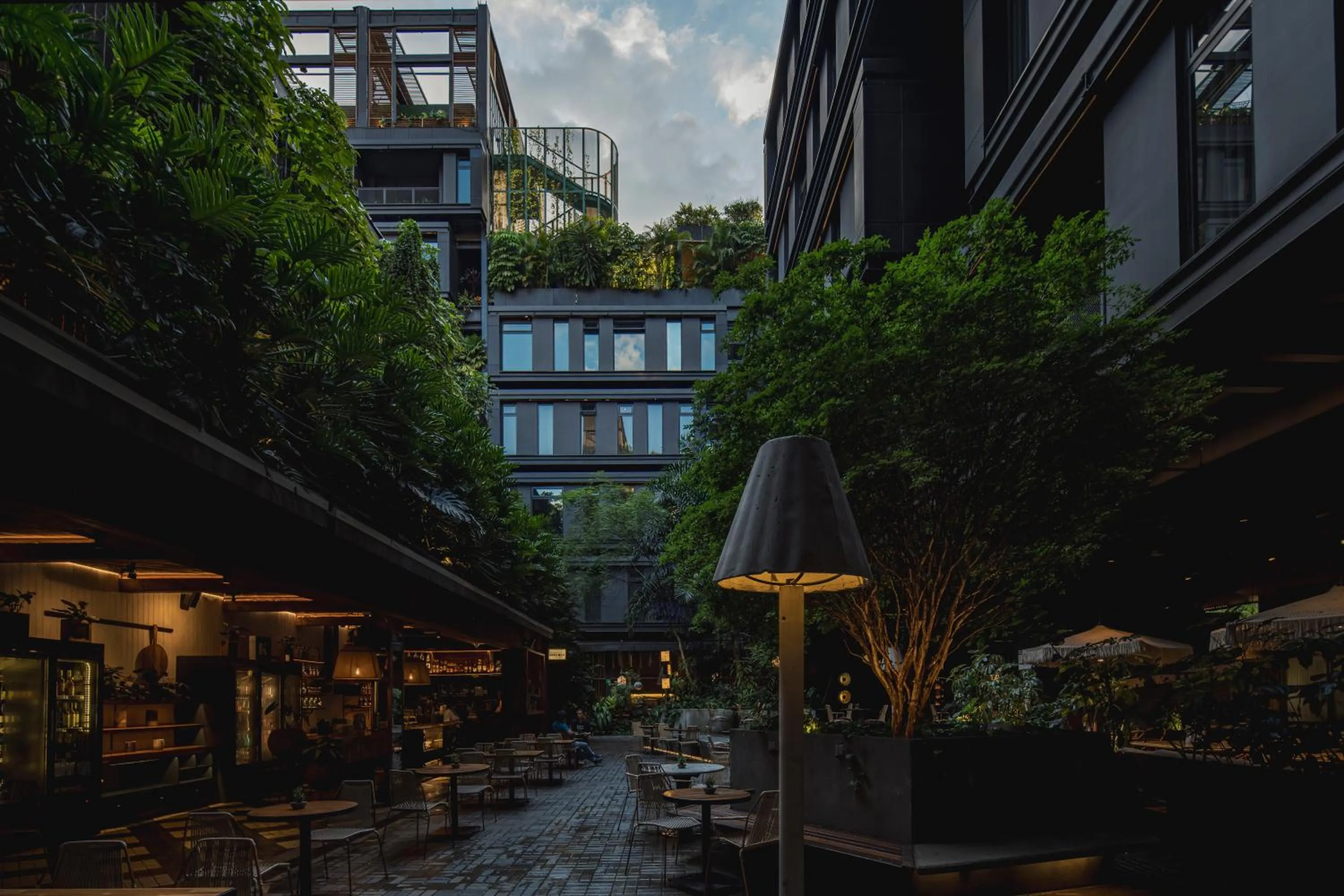 Property building in The Click Clack Hotel Medellín