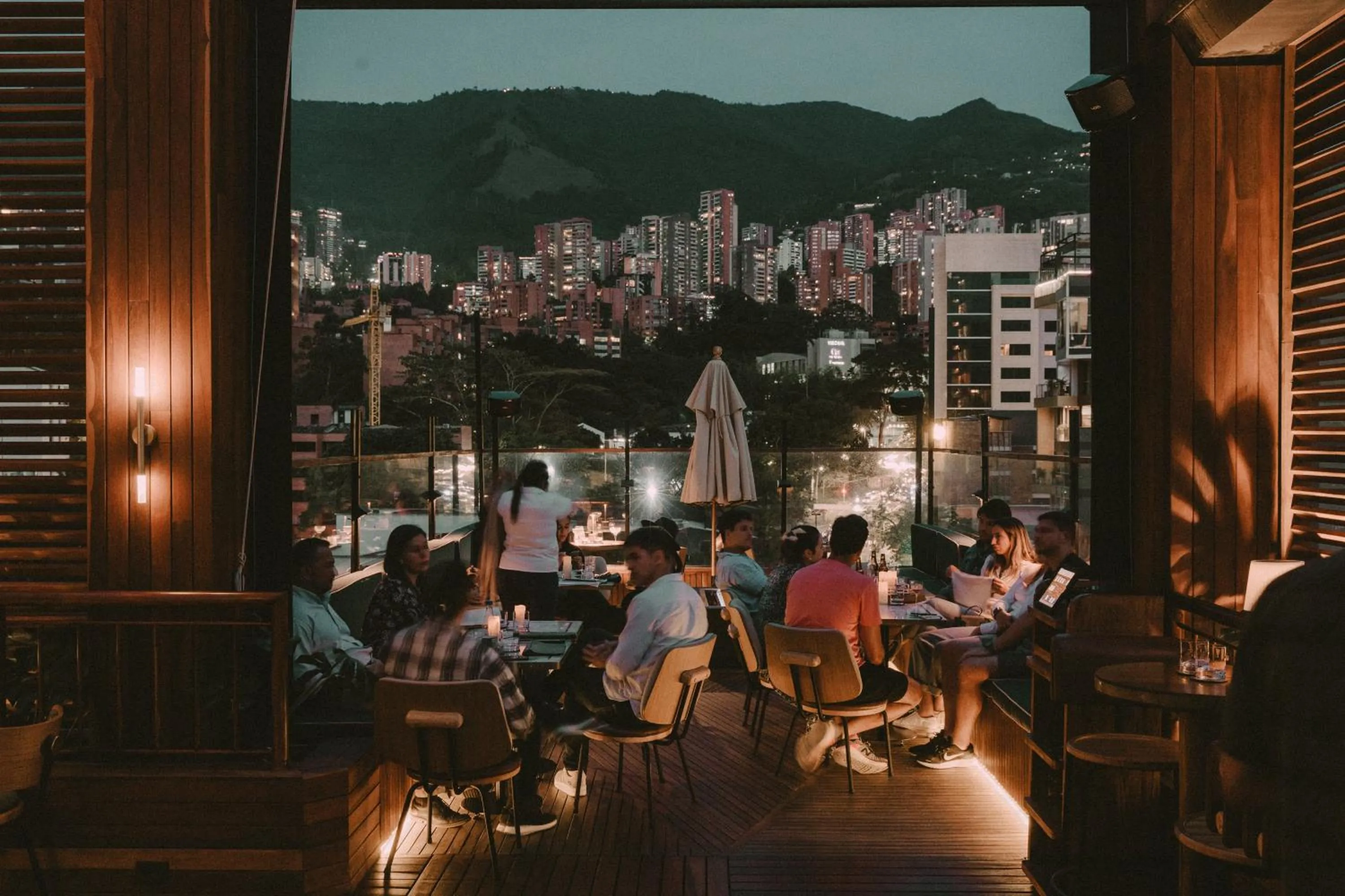 Restaurant/places to eat in The Click Clack Hotel Medellín