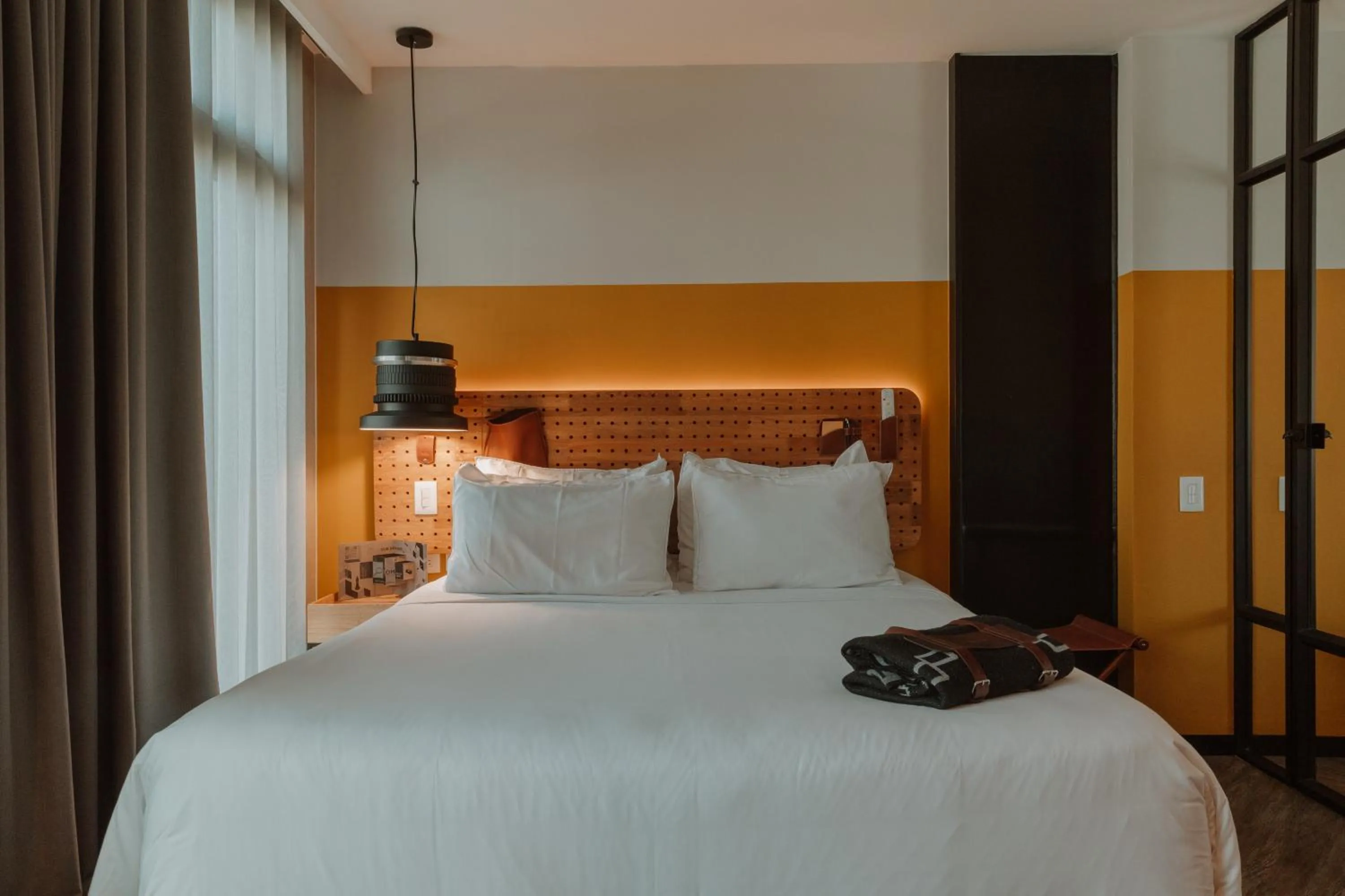 Bedroom, Bed in The Click Clack Hotel Medellín