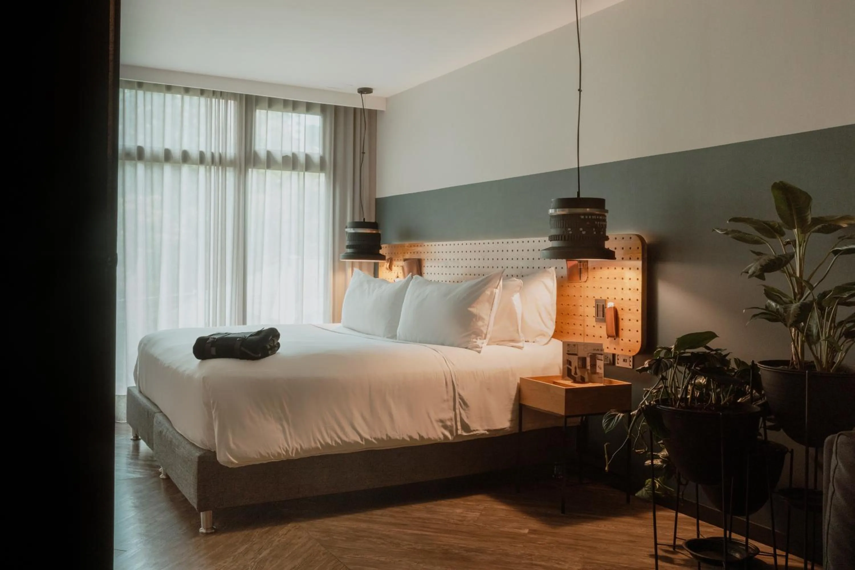 Bedroom, Bed in The Click Clack Hotel Medellín