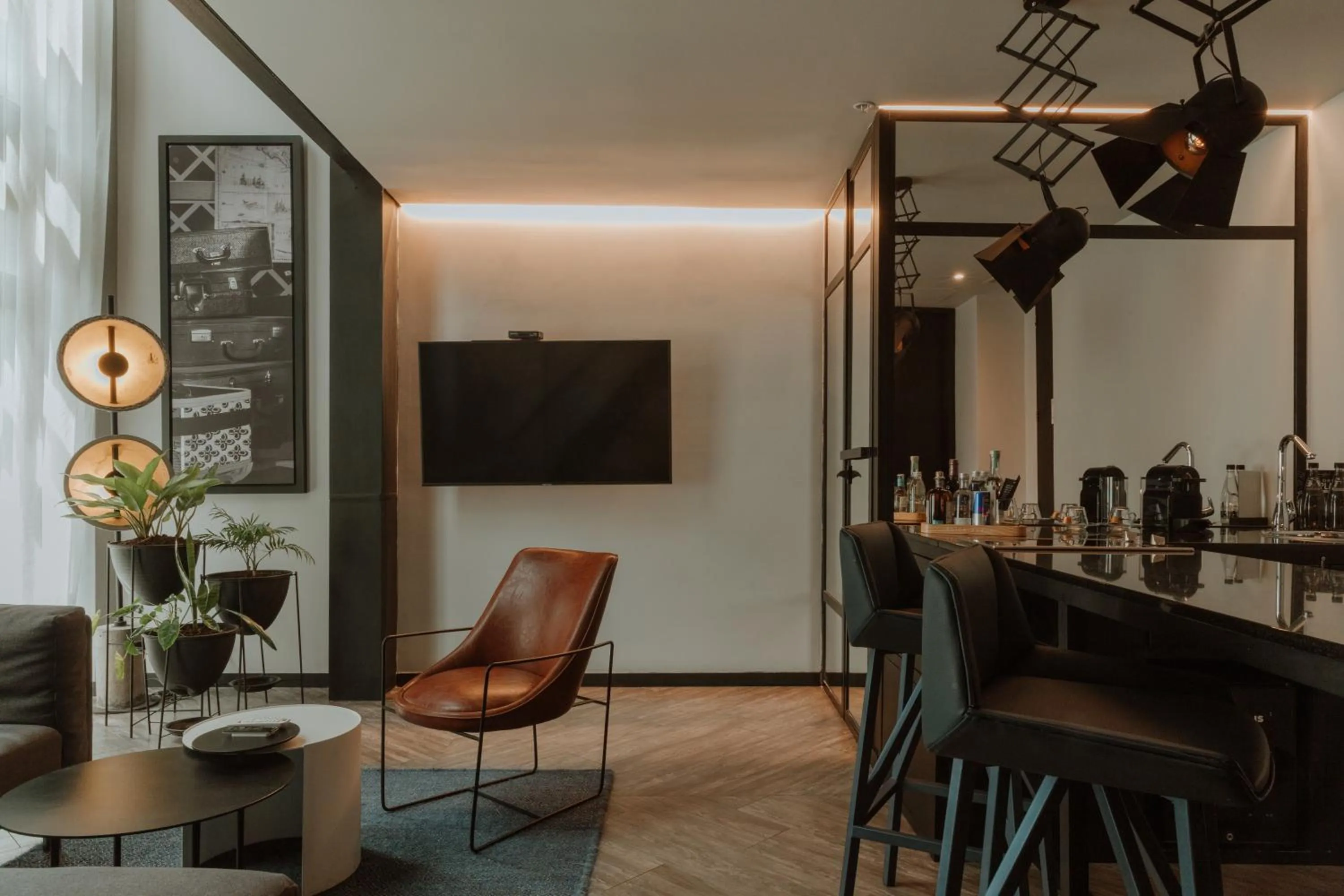 Living room in The Click Clack Hotel Medellín