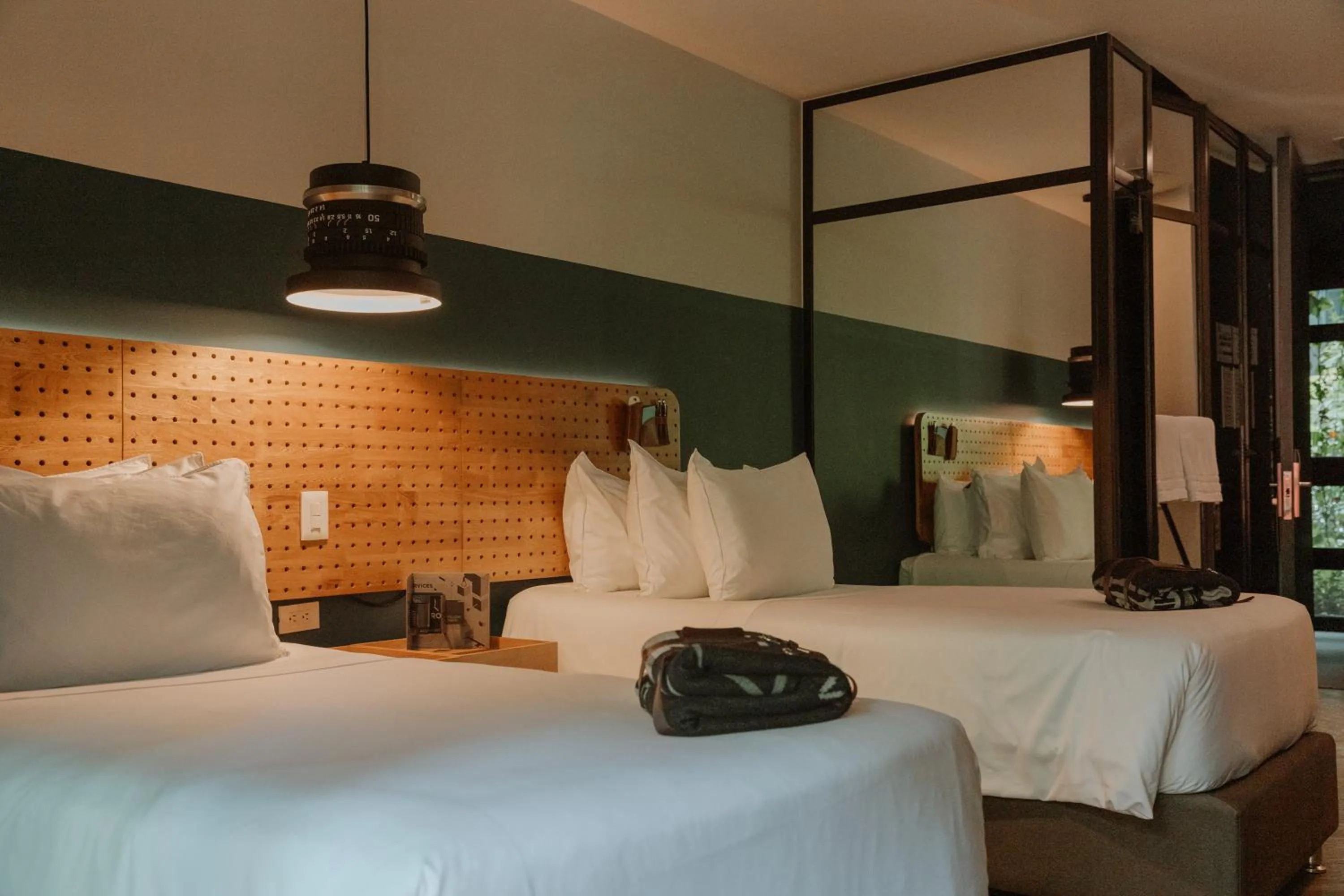 Bedroom, Bed in The Click Clack Hotel Medellín