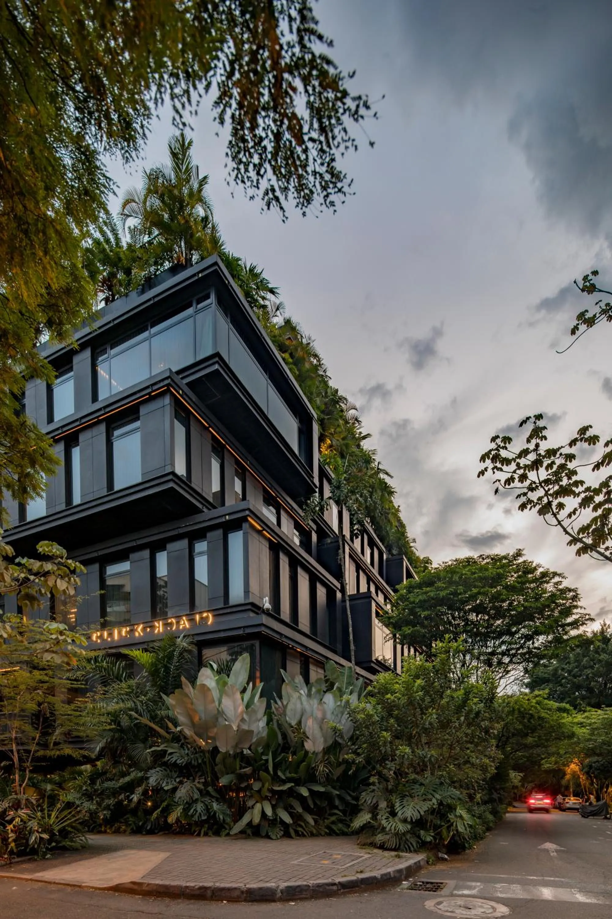 Property building in The Click Clack Hotel Medellín