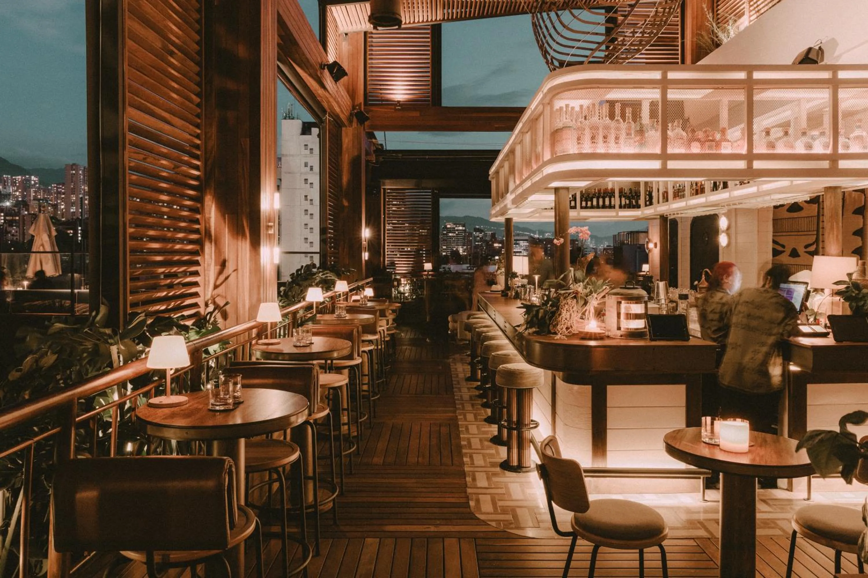 Restaurant/places to eat in The Click Clack Hotel Medellín