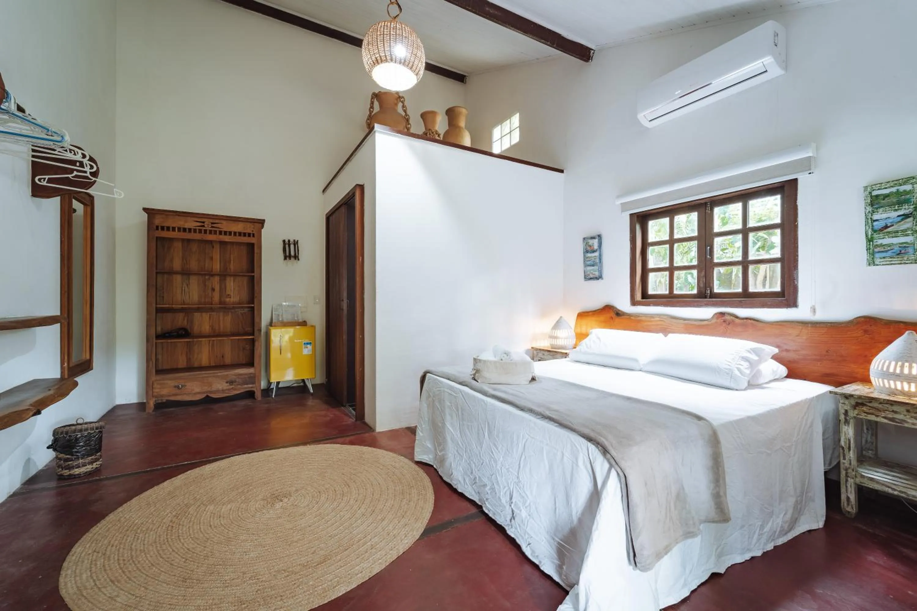 Bed in Pousada Caraiva Guest House