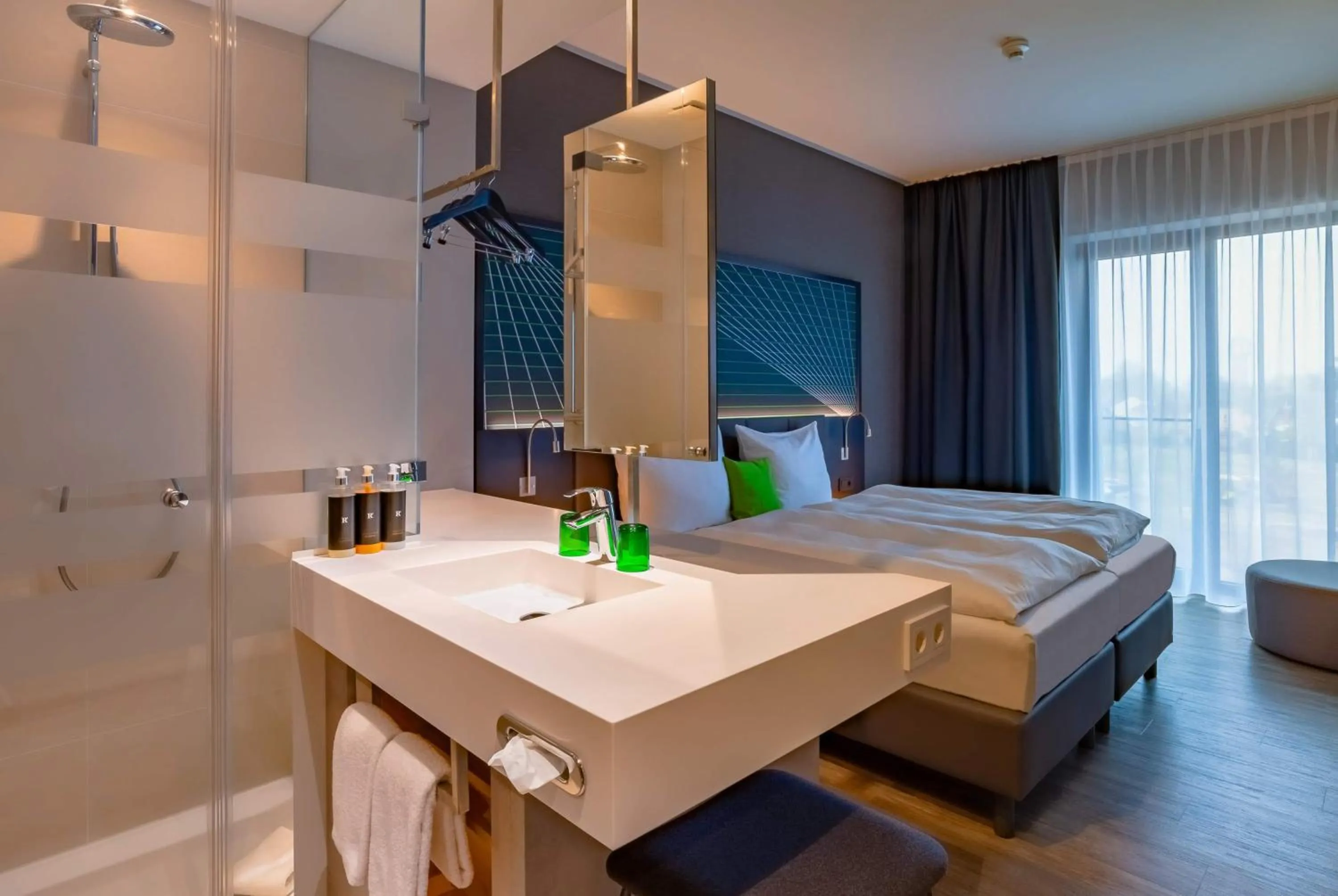 Photo of the whole room, Bed in elaya hotel kevelaer, Trademark Collection by Wyndham