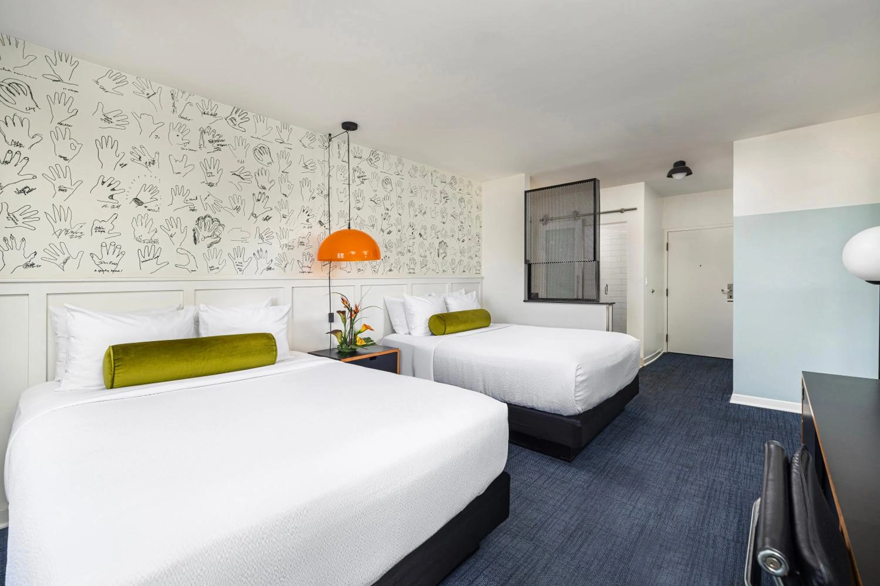 Bed in Hotel Erwin Venice Beach