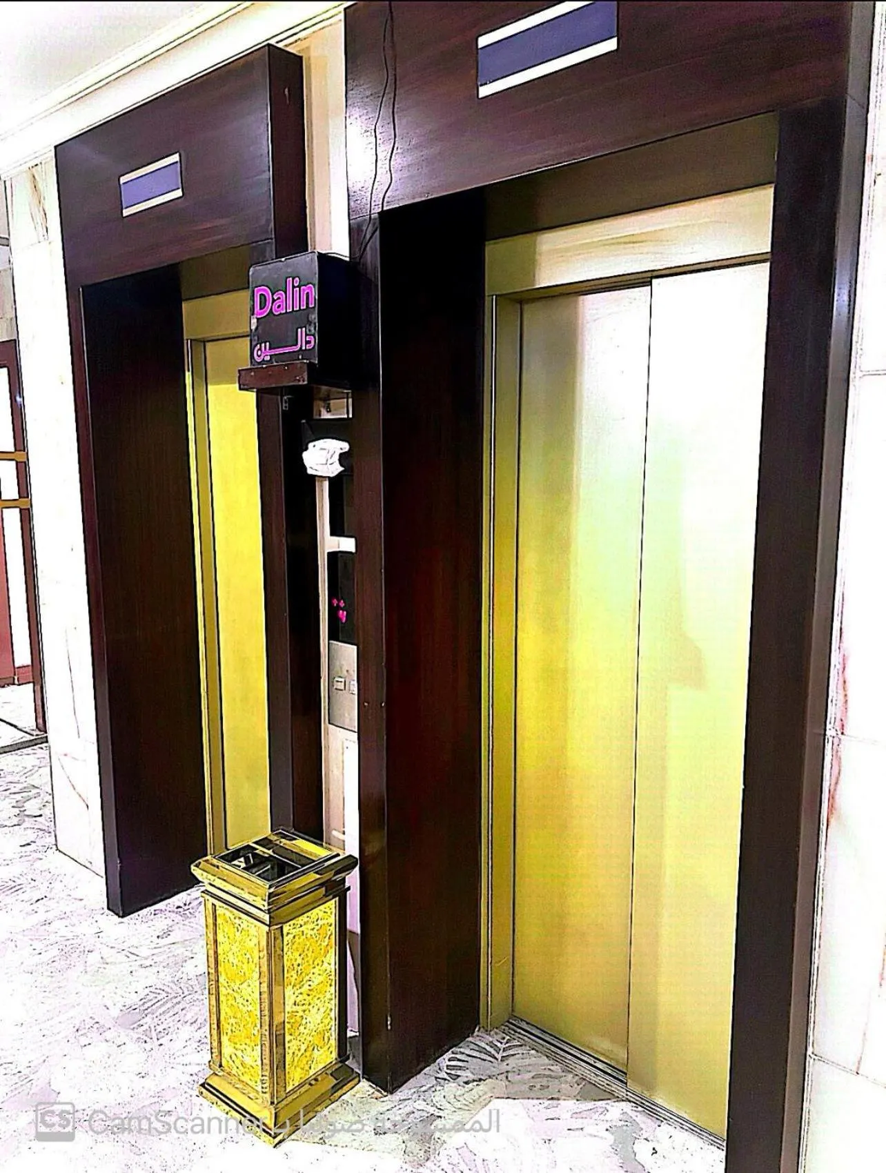 elevator in Dalin Hotel