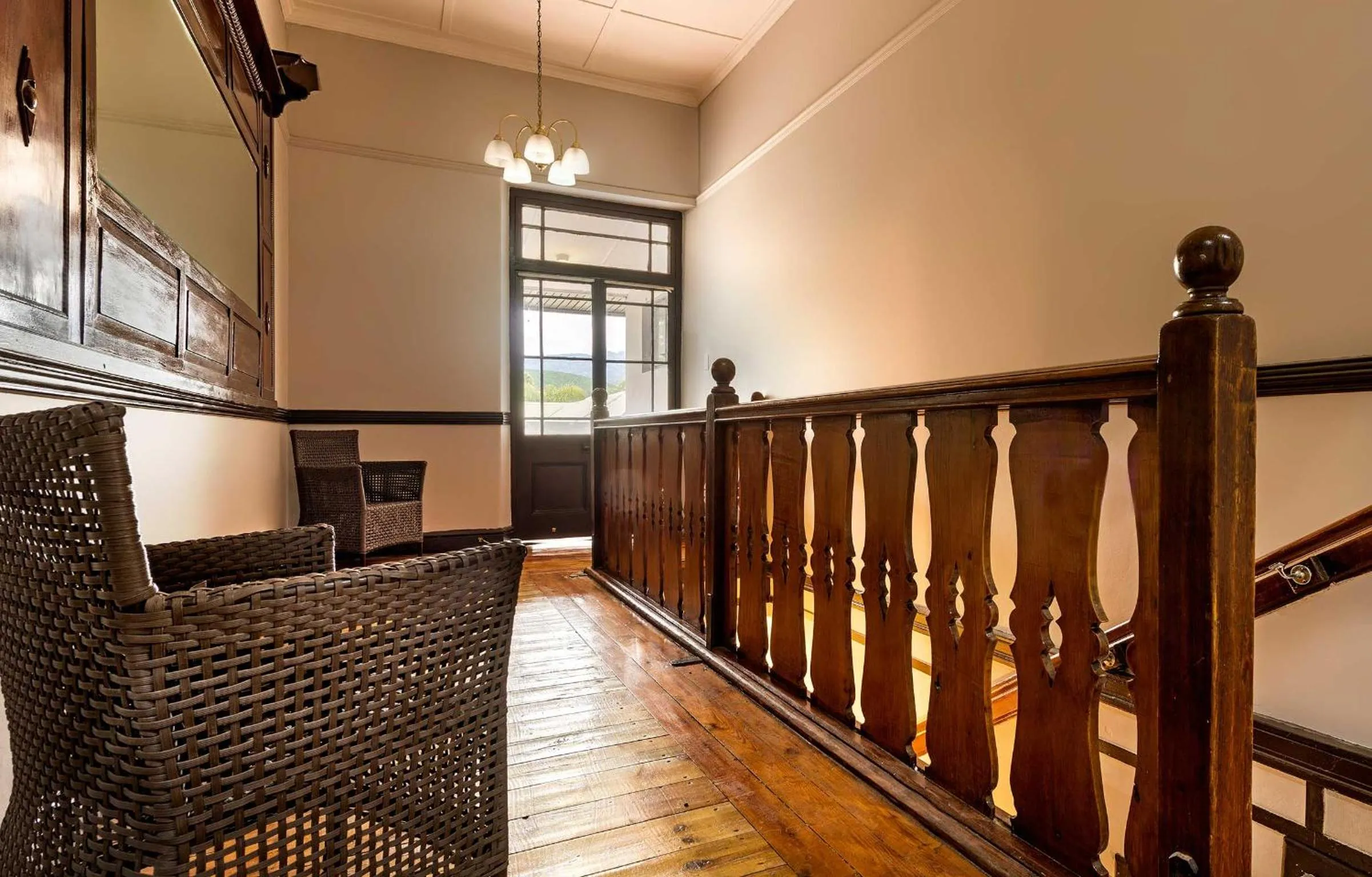 Seating area in Clanwilliam Hotel