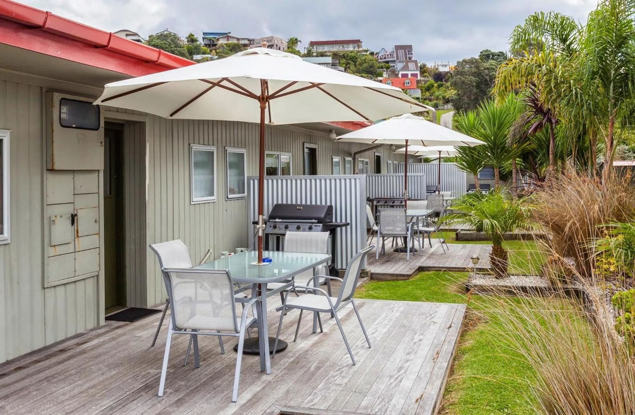 Patio in Tairua Shores Motel