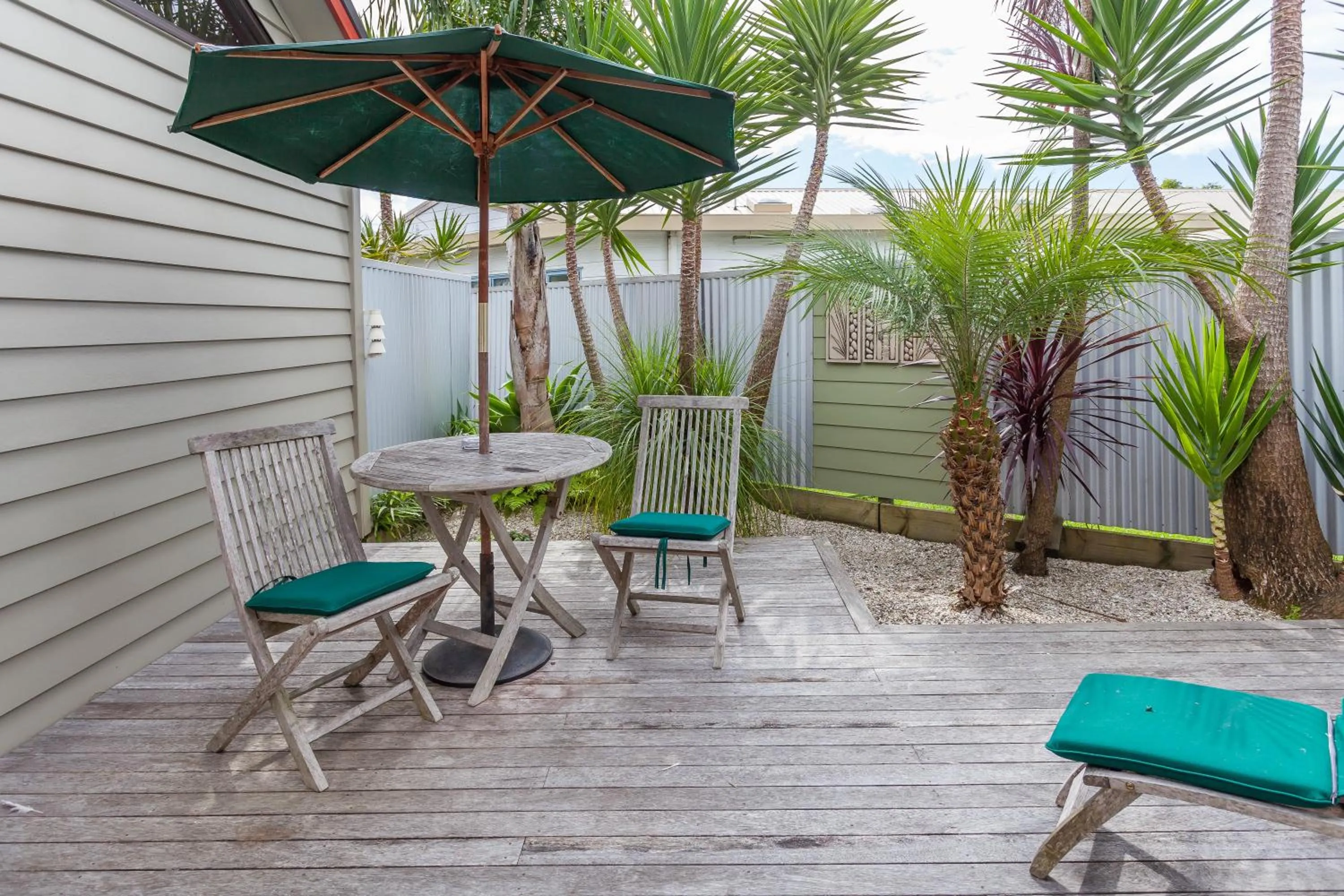 Patio in Tairua Shores Motel
