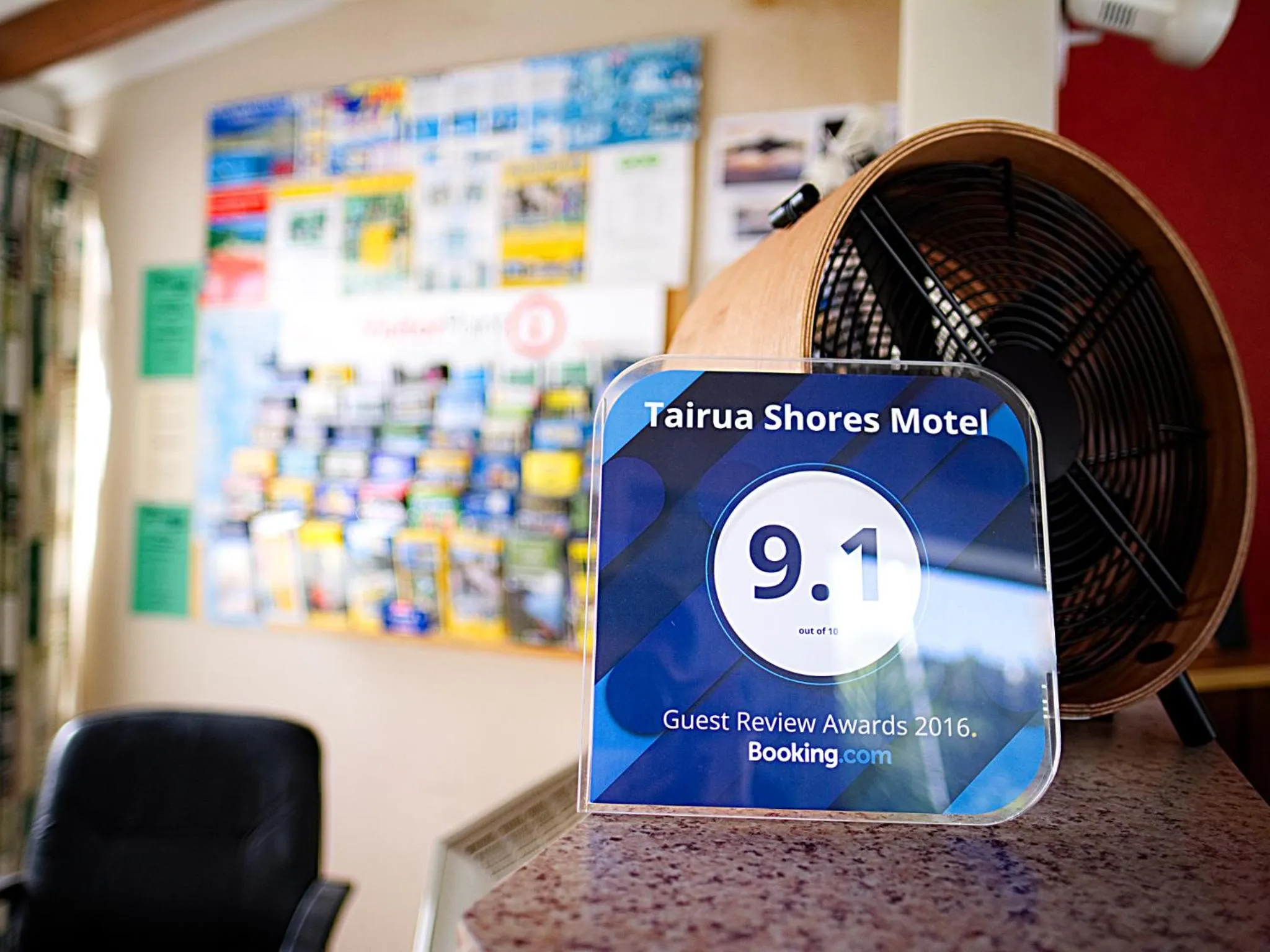 Lobby or reception in Tairua Shores Motel