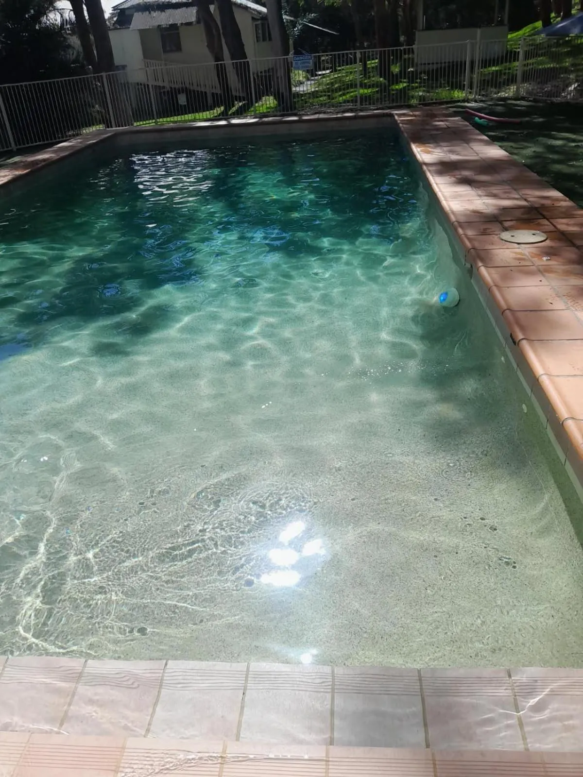 Pool view in The Retreat Port Stephens