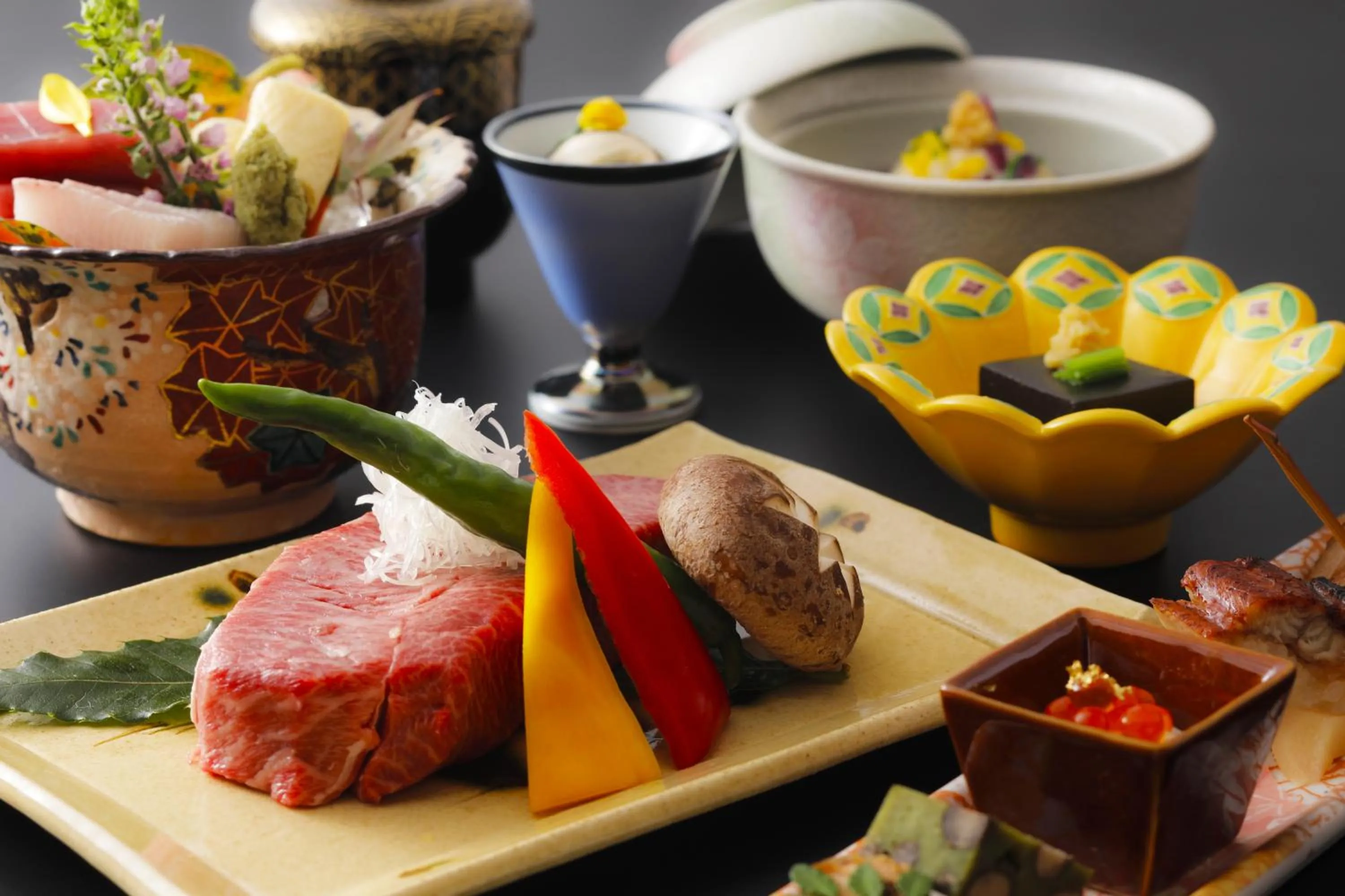 Dinner in Ryokan Sanga