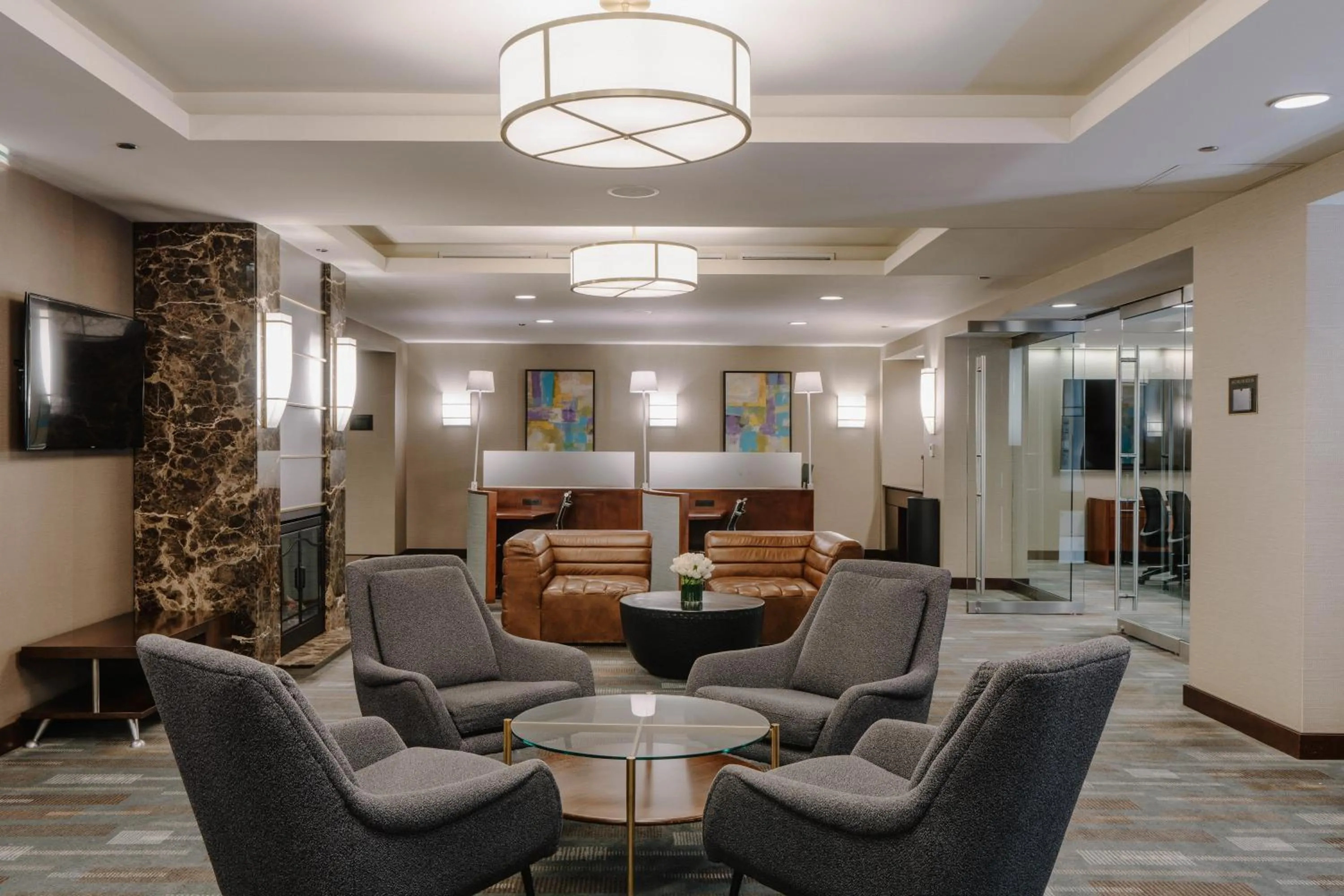 Lobby or reception in River Hotel