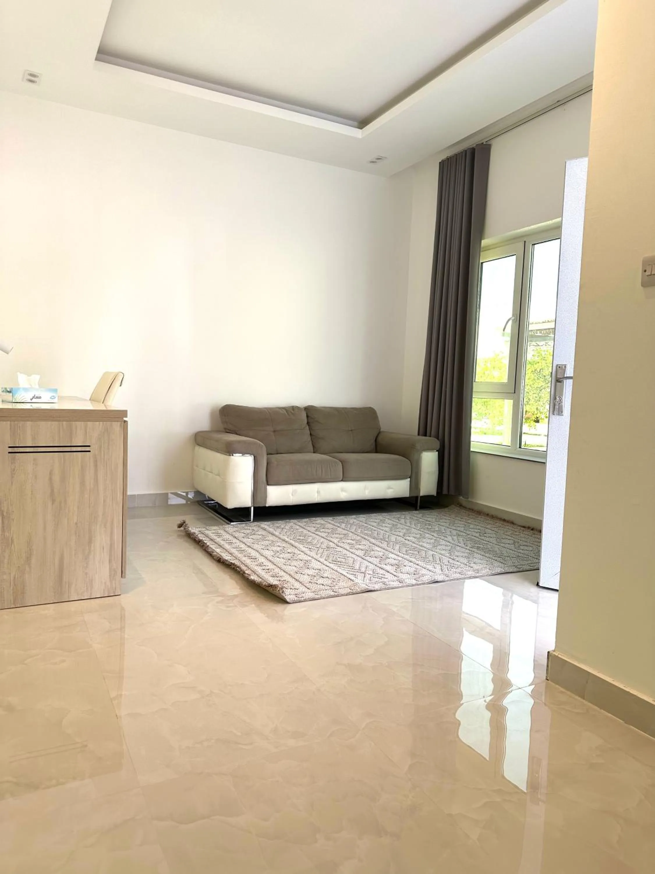 Seating area, Bed in Oriental Nights Rest House