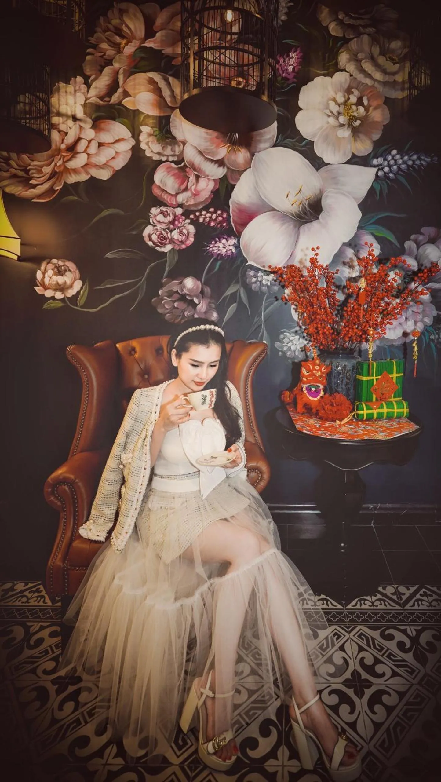 Decorative detail in Adora Art Hotel