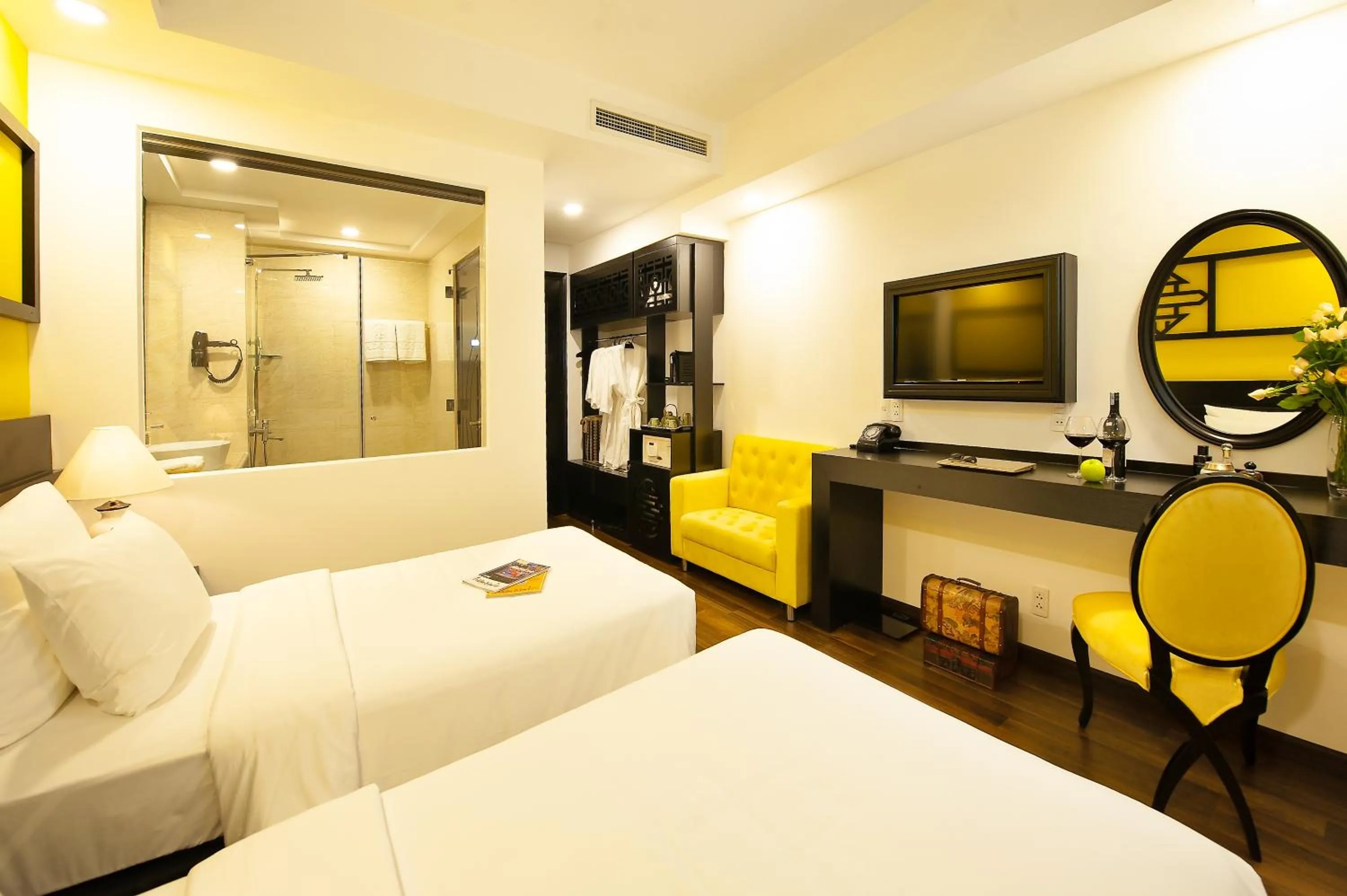 TV and multimedia, Bed in Adora Art Hotel