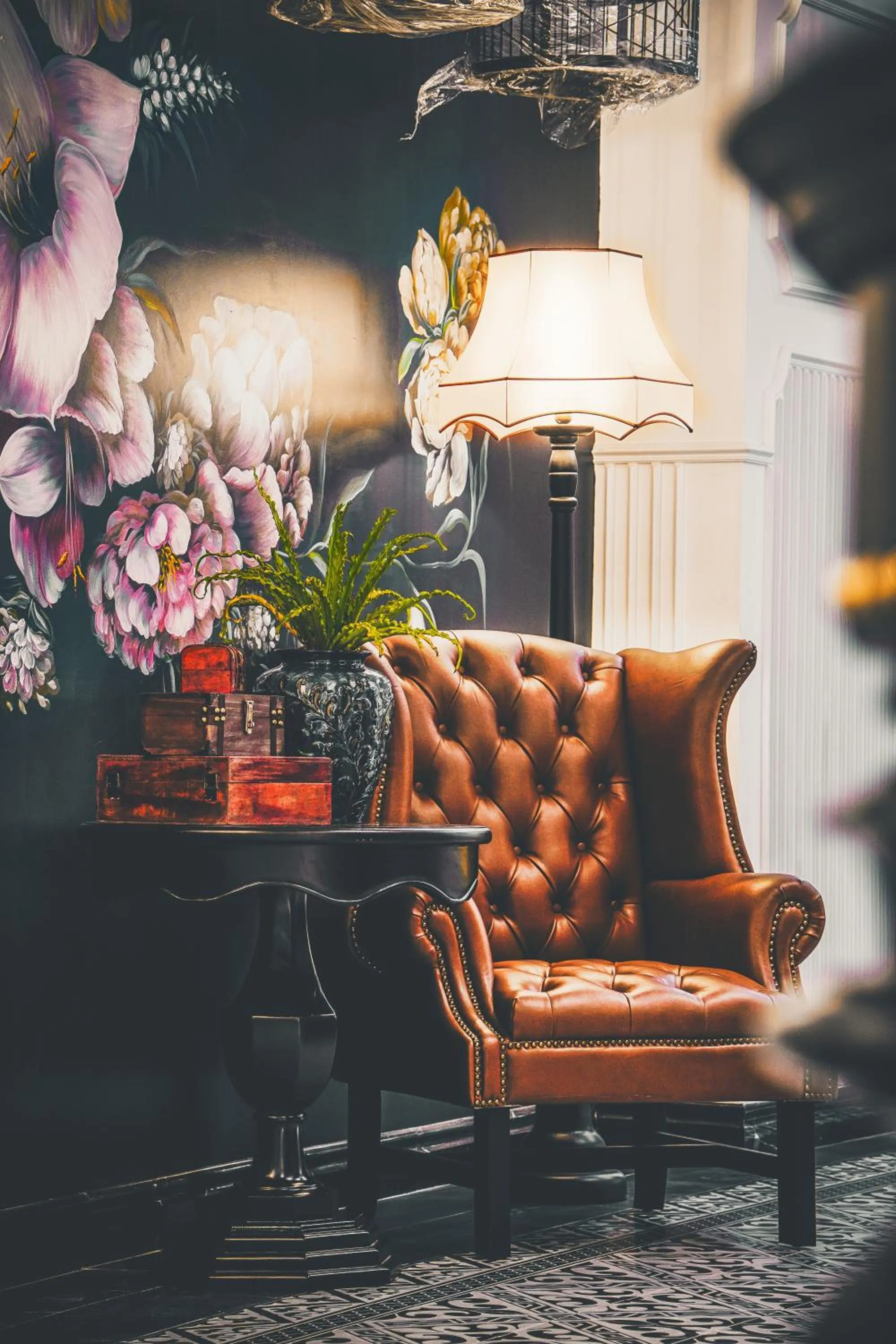 Seating area in Adora Art Hotel