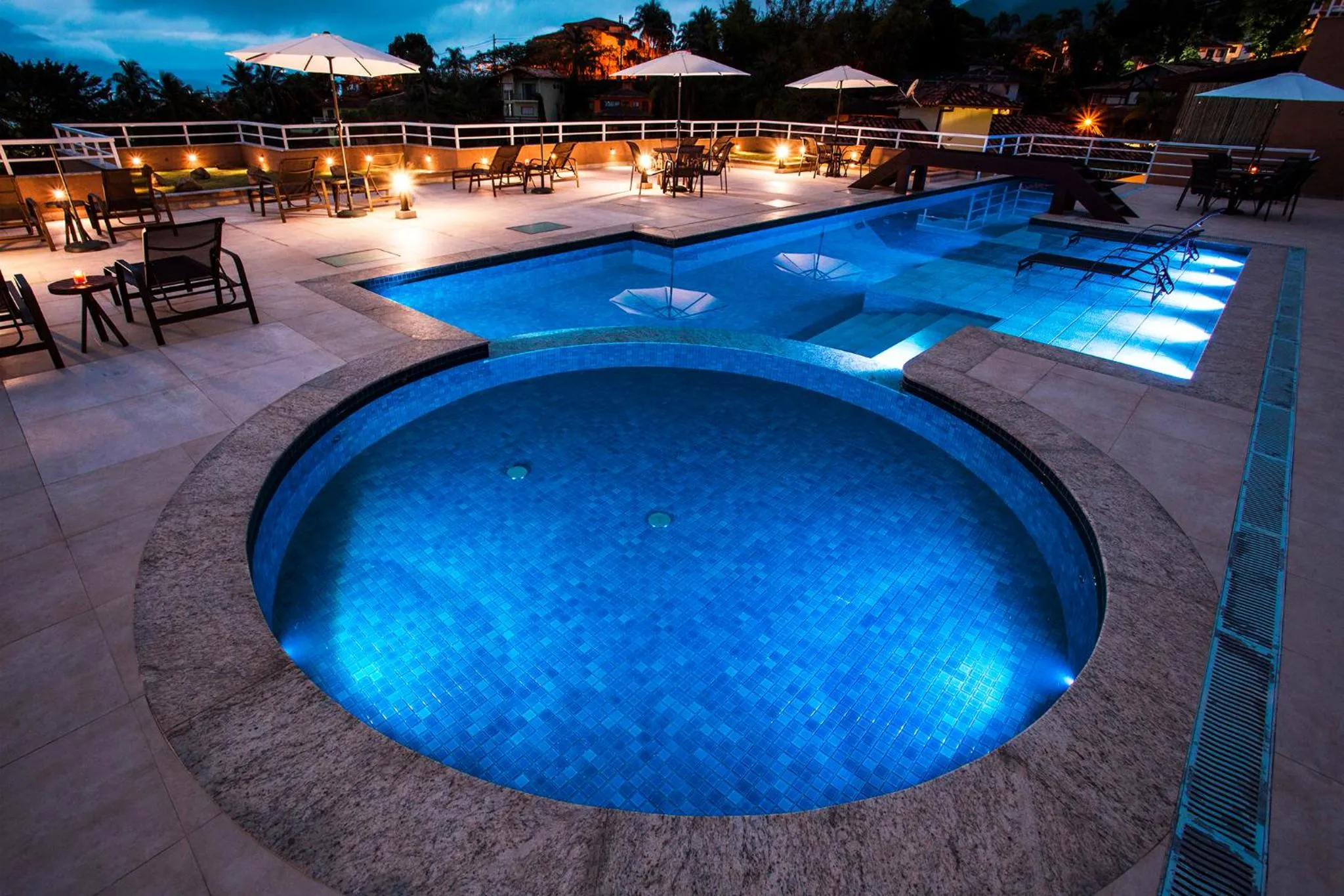 Pool view in Ilhabela Beach Residences