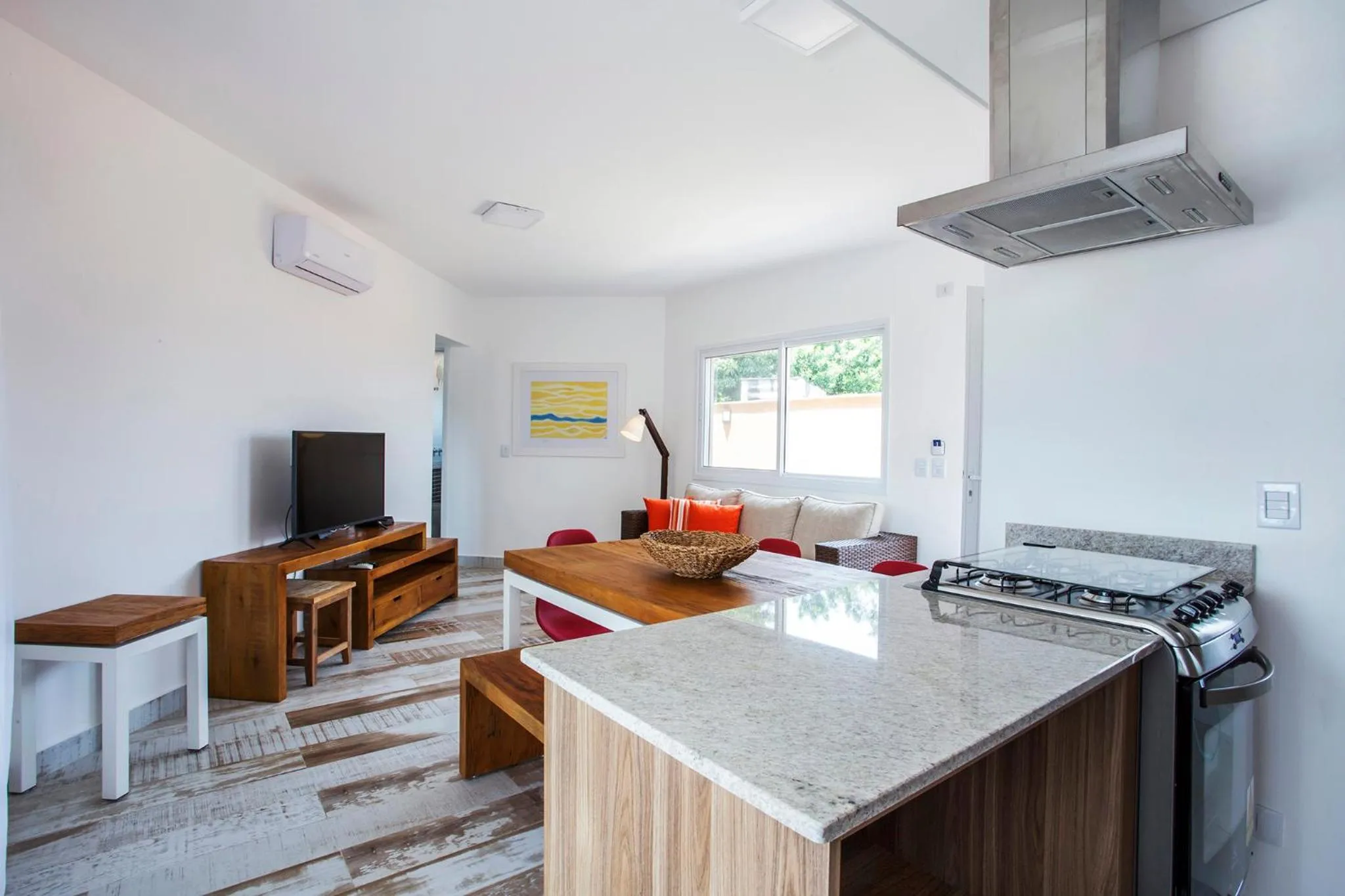 Kitchen or kitchenette in Ilhabela Beach Residences