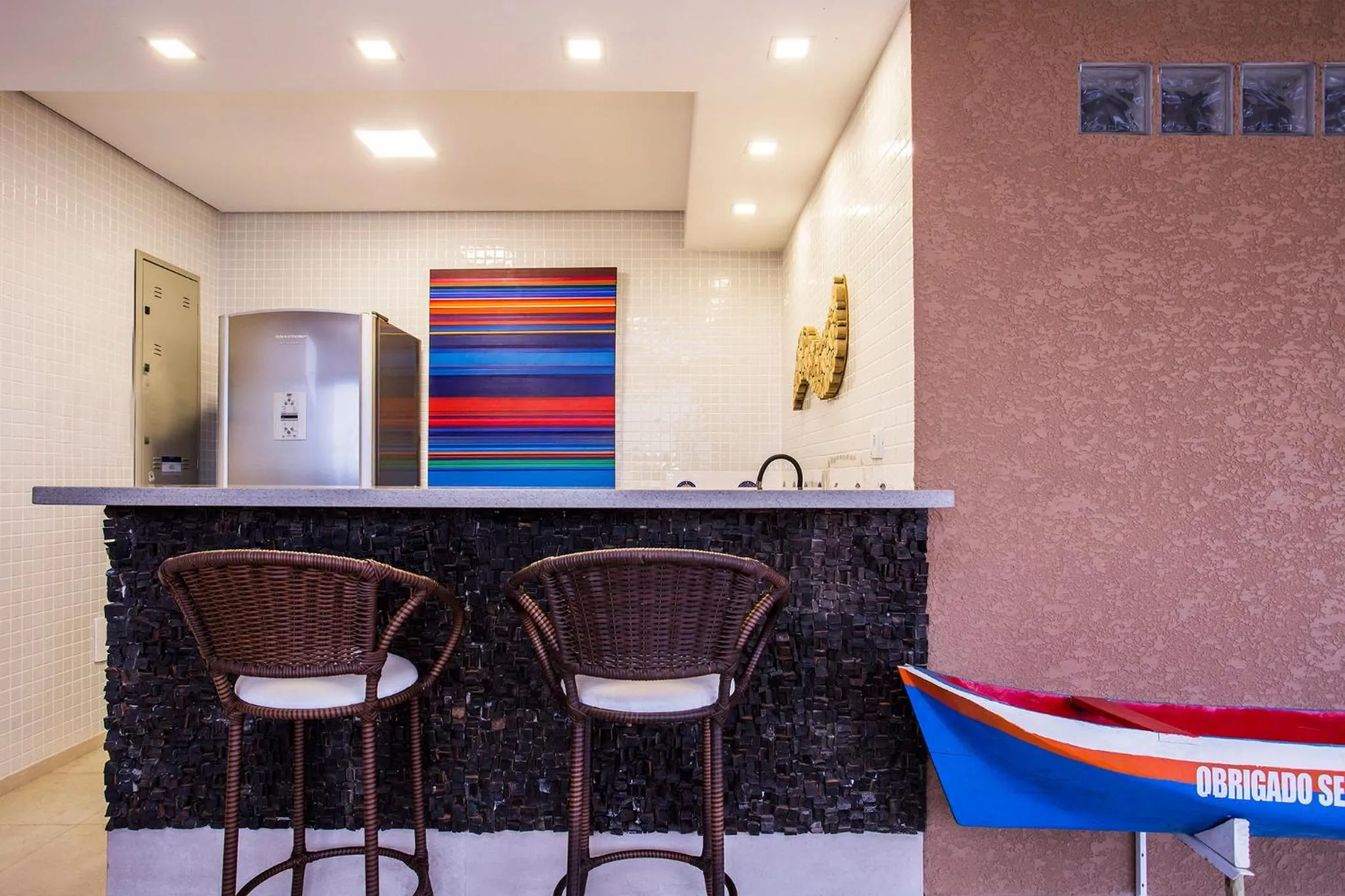 Lounge or bar in Ilhabela Beach Residences