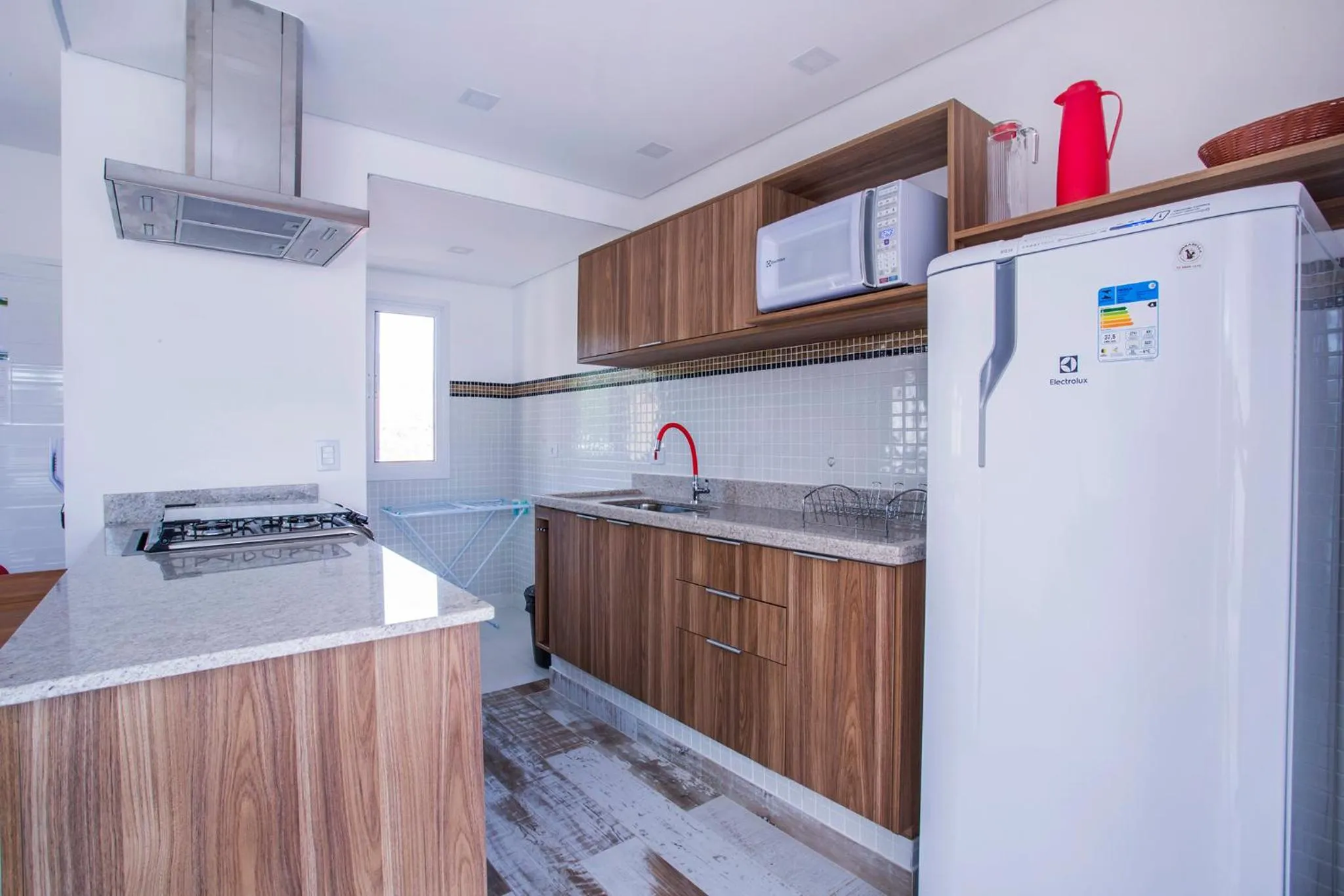 Kitchen or kitchenette in Ilhabela Beach Residences