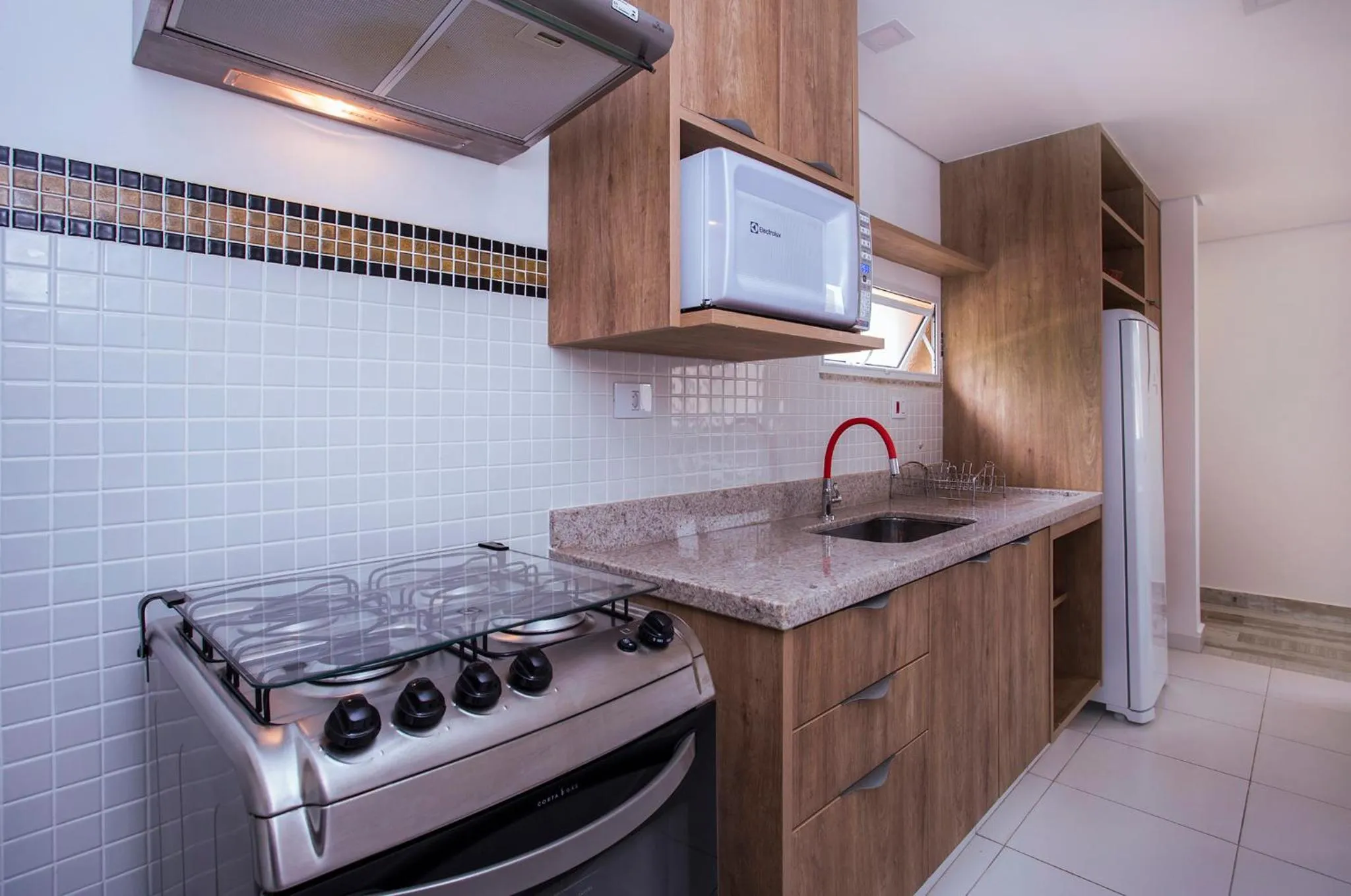 Kitchen or kitchenette in Ilhabela Beach Residences