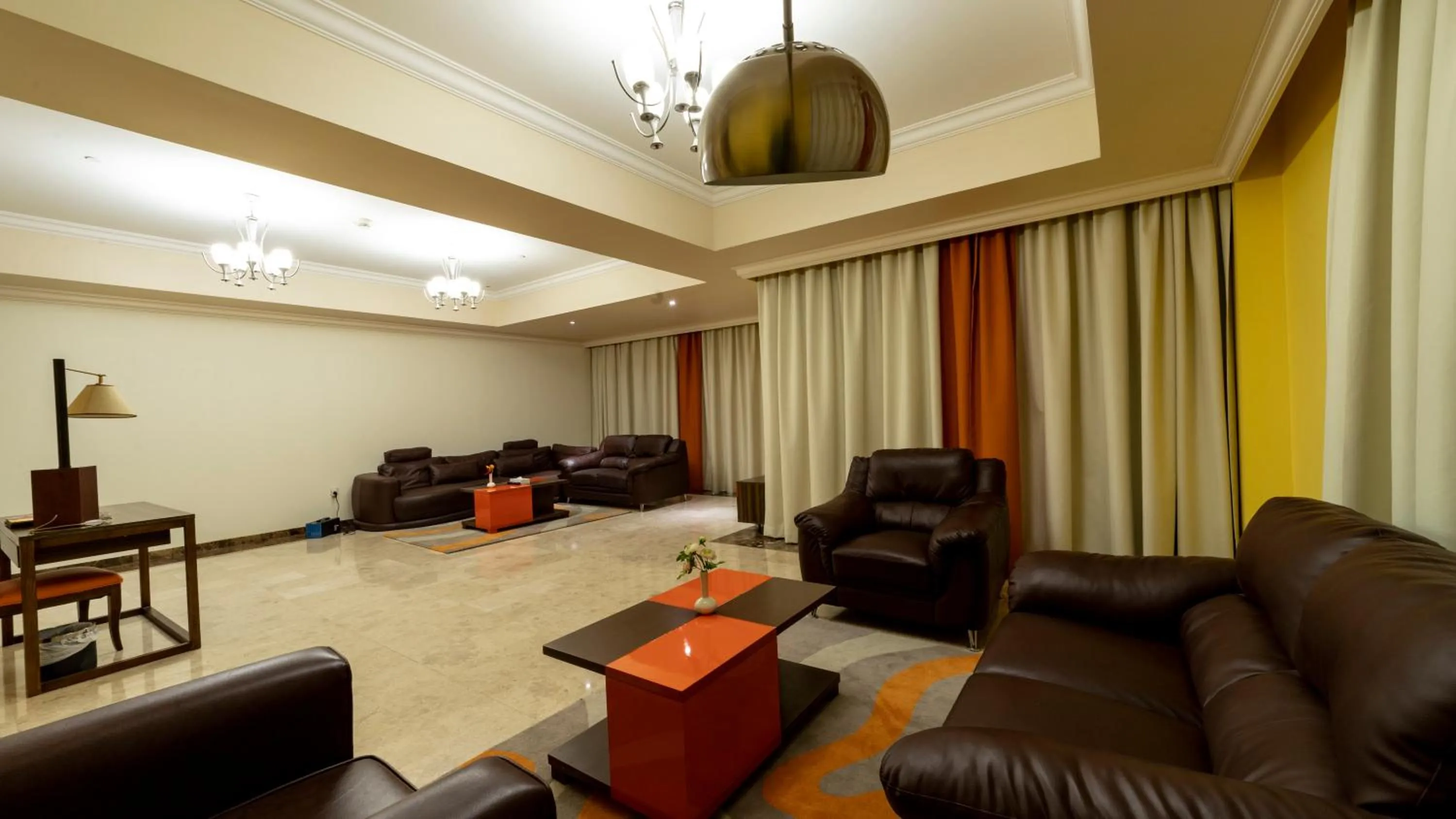 Living room in Abidos Hotel Apartment Dubai Land