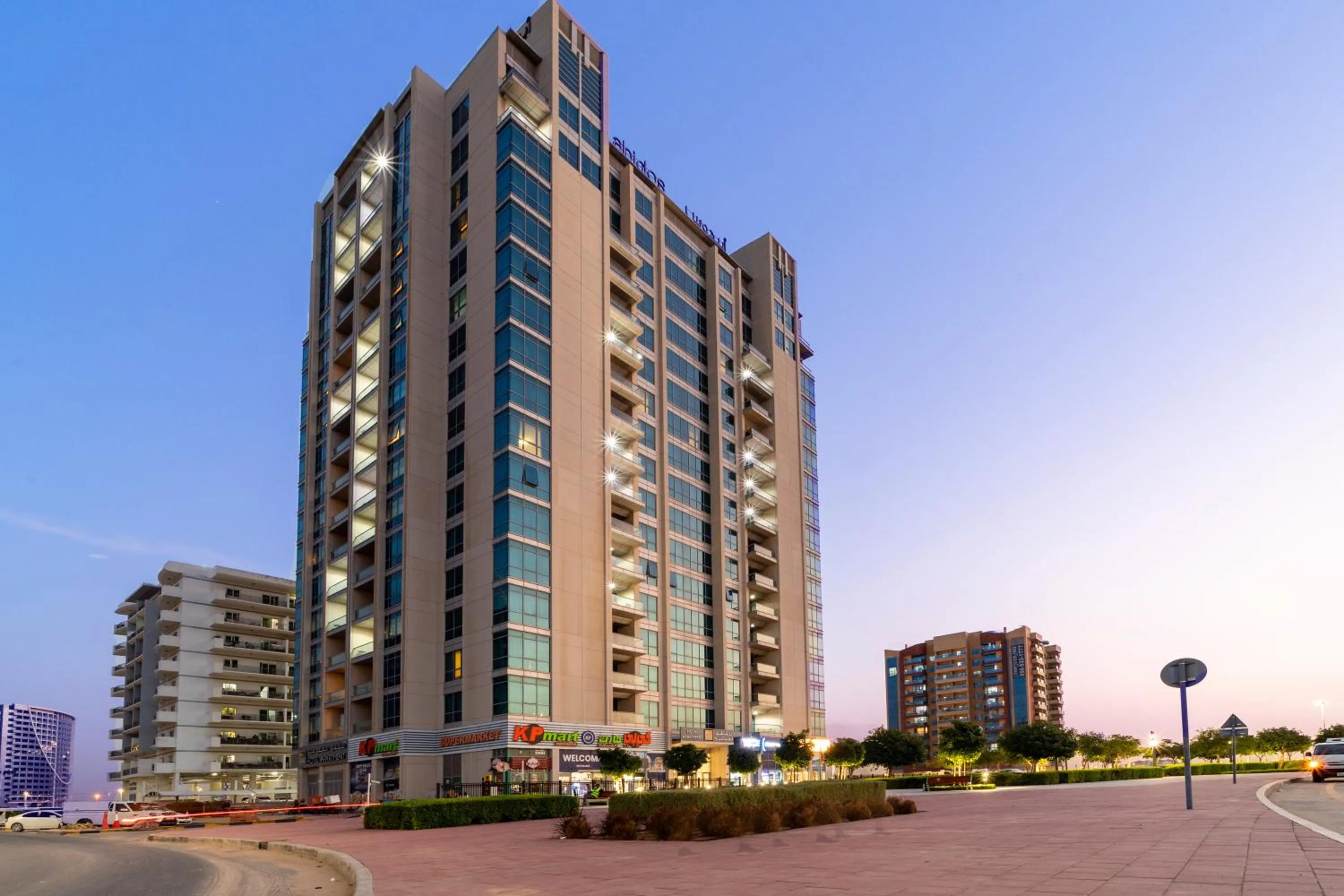 Property building in Abidos Hotel Apartment Dubai Land
