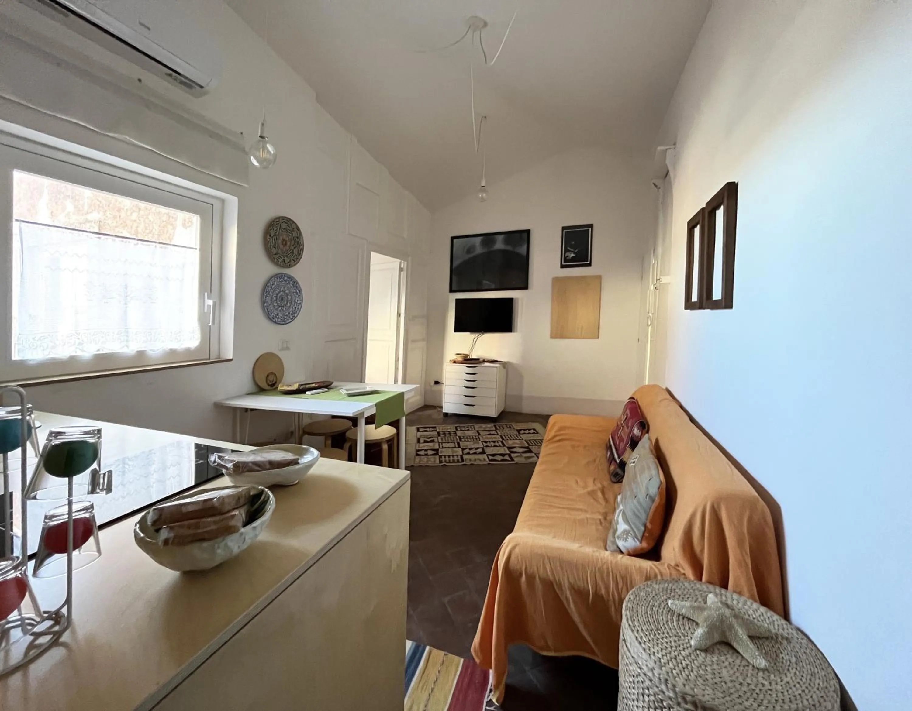 Living room in Trìcora Sicilian B&B