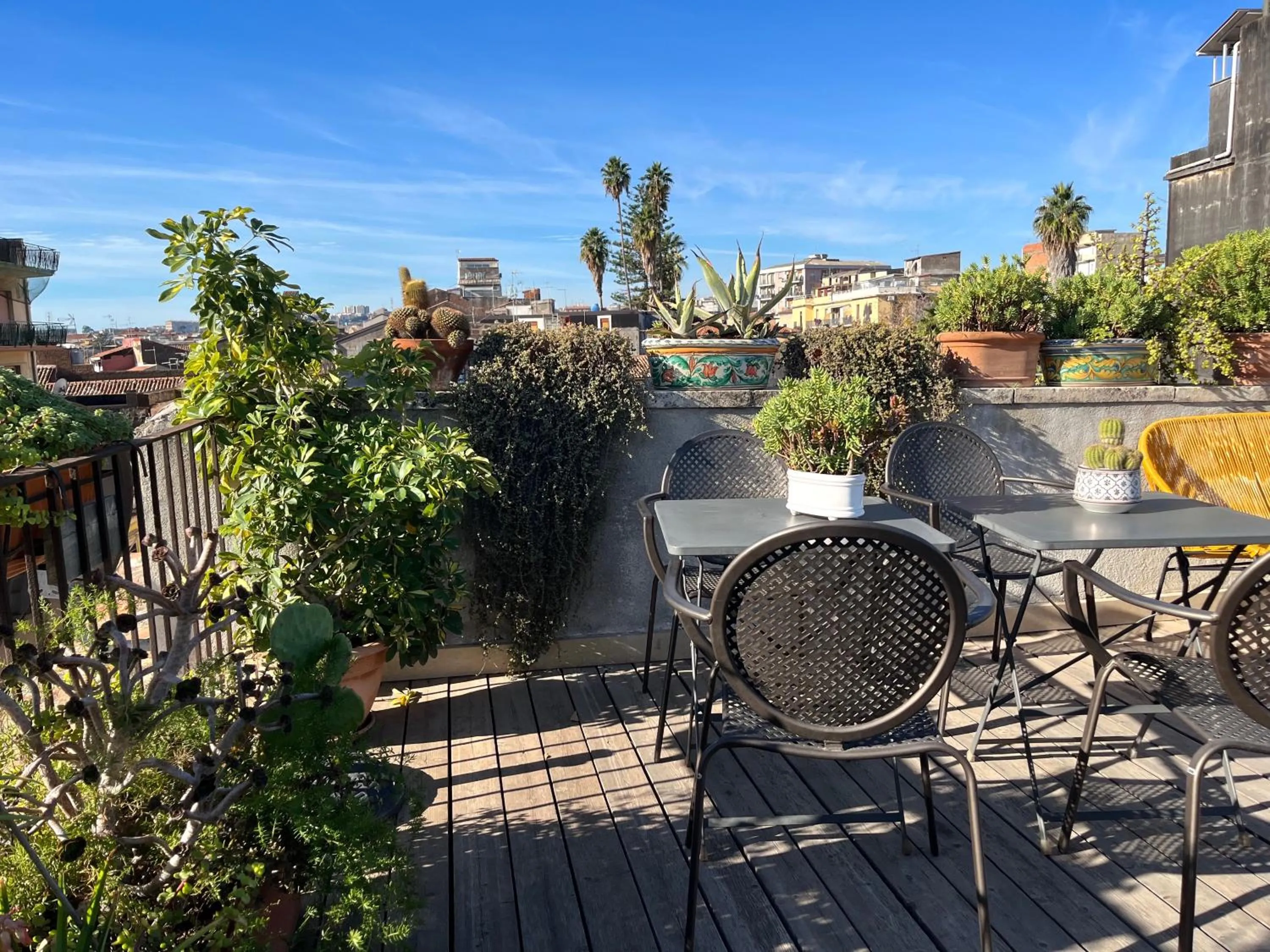 Balcony/Terrace in Trìcora Sicilian B&B
