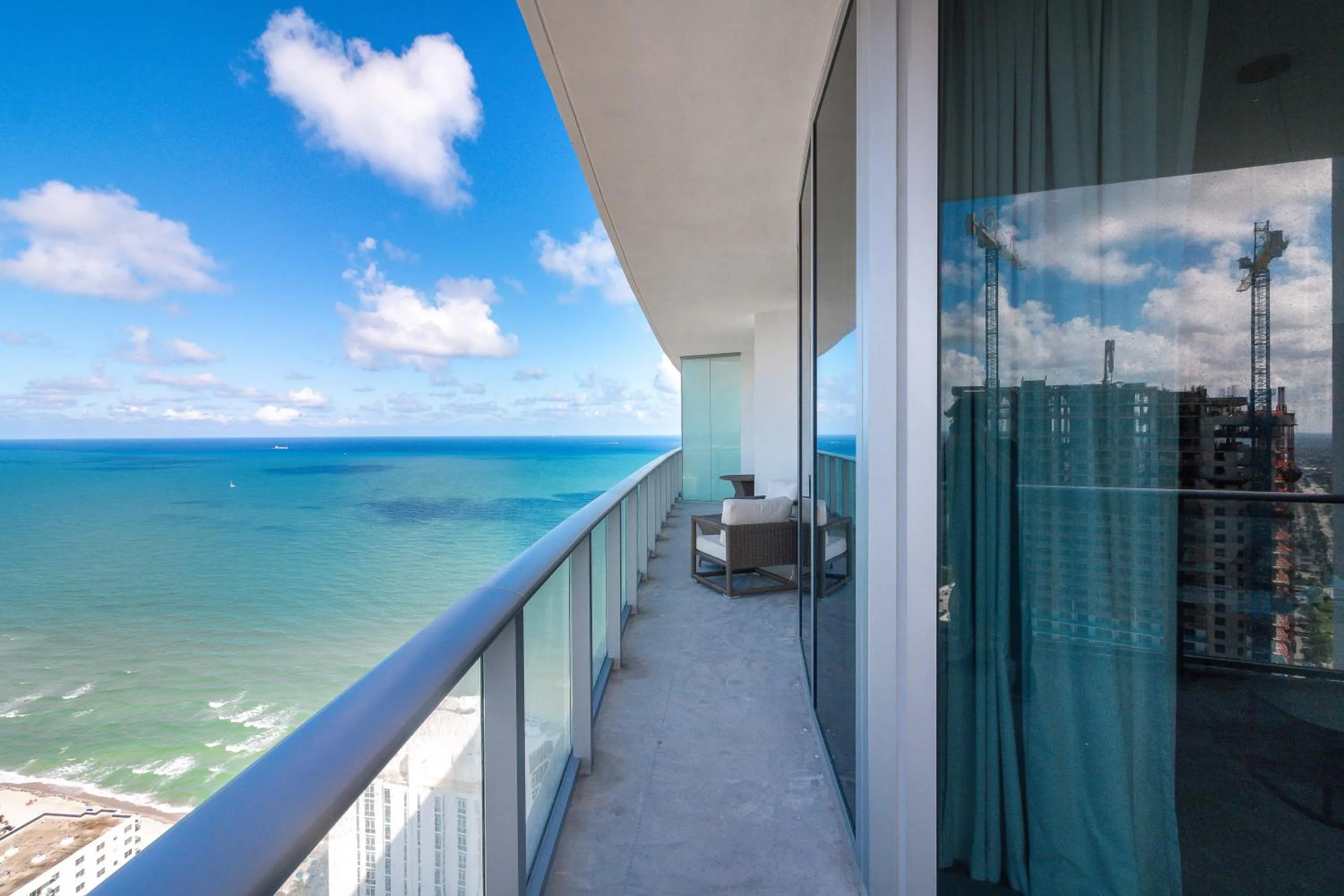 Balcony/Terrace in Private Ocean Condos at Hyde Beach Resort & Residences