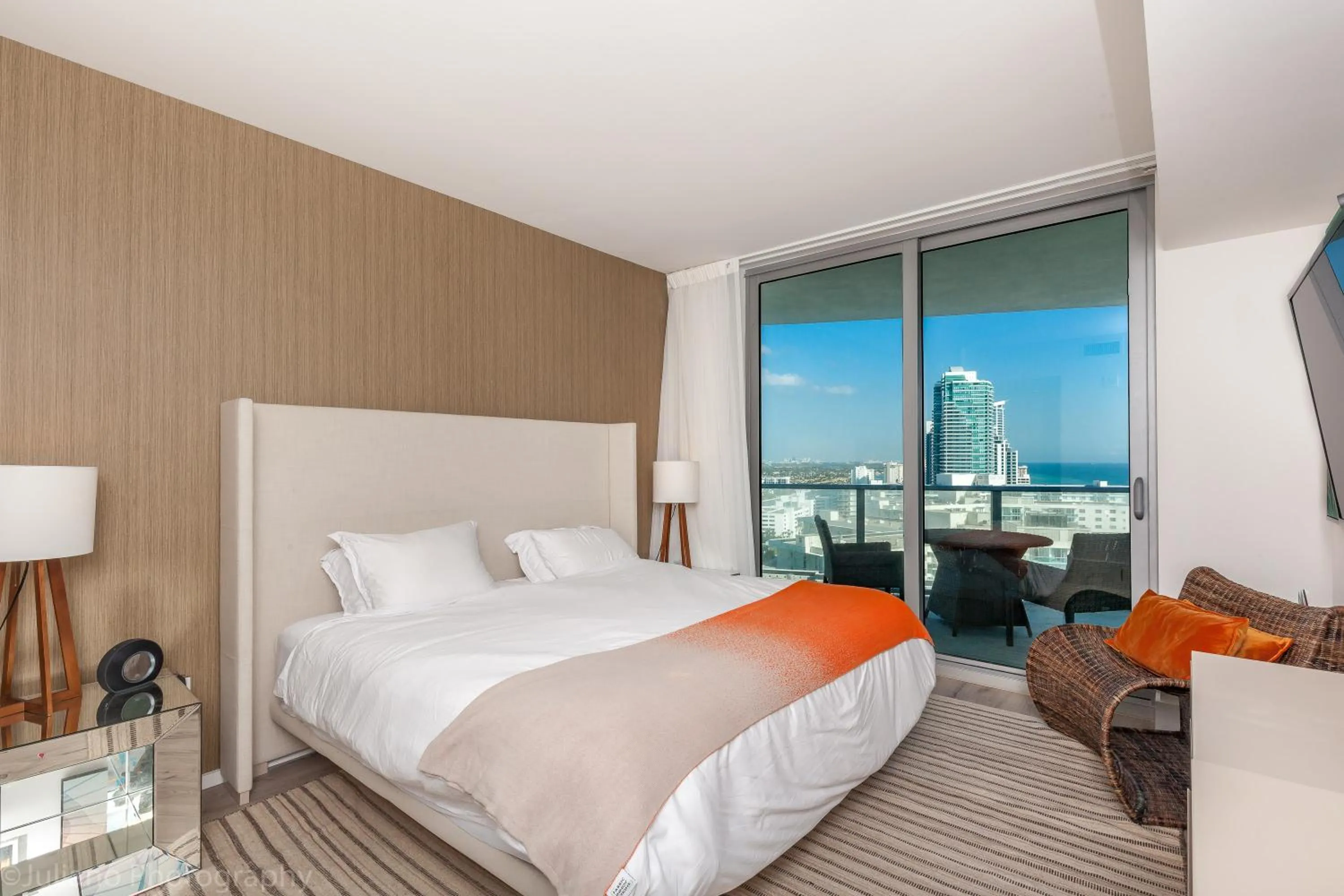Bed in Private Ocean Condos at Hyde Beach Resort & Residences