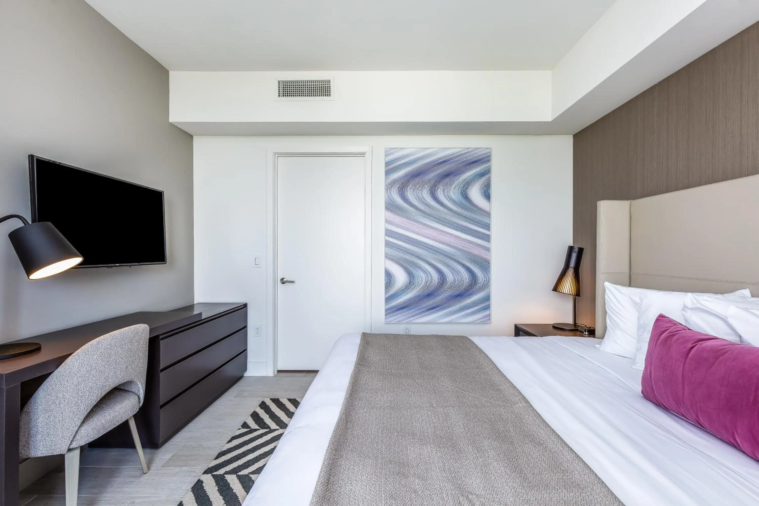 Bed in Private Ocean Condos at Hyde Beach Resort & Residences