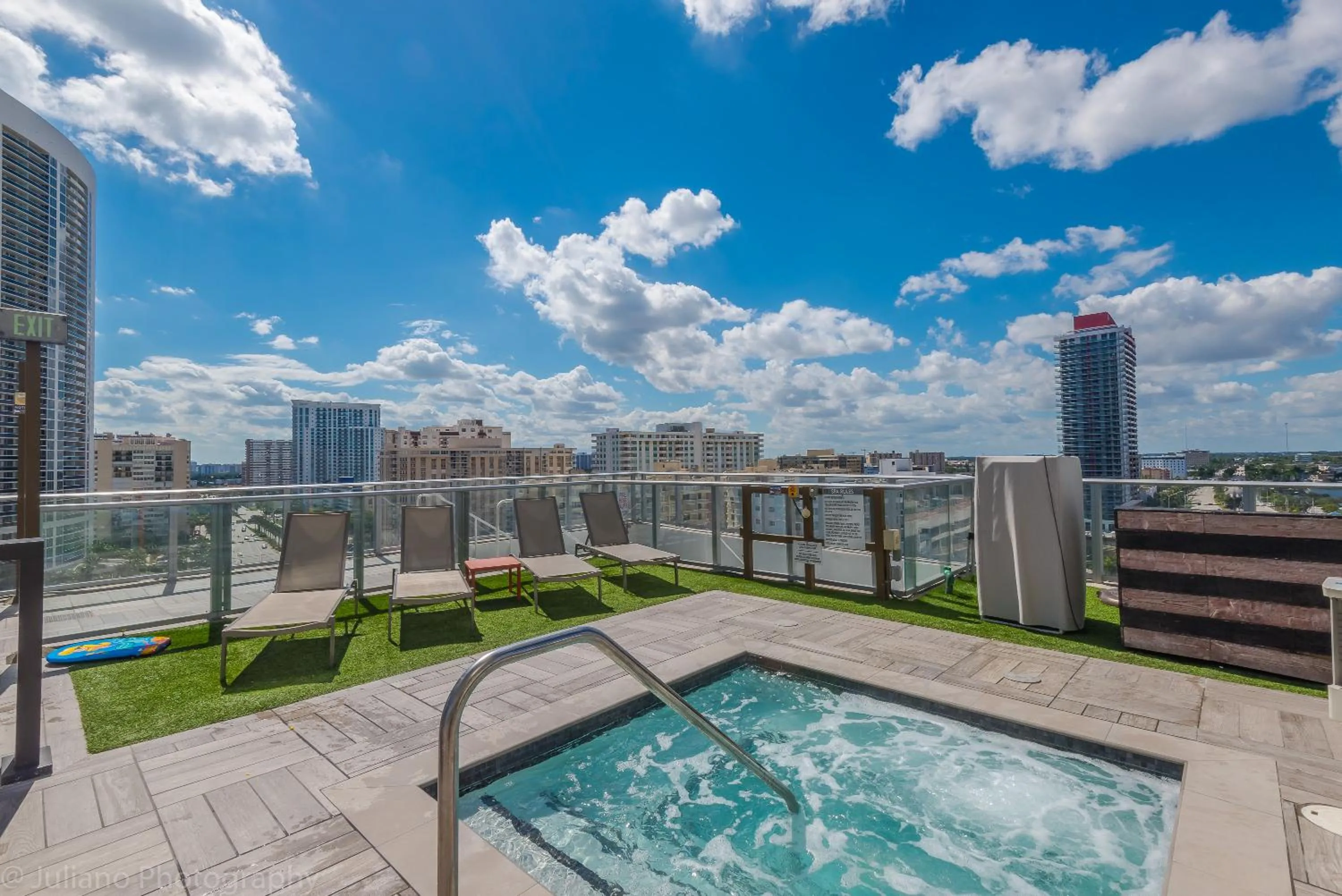 Hot Tub in Private Ocean Condos at Hyde Beach Resort & Residences