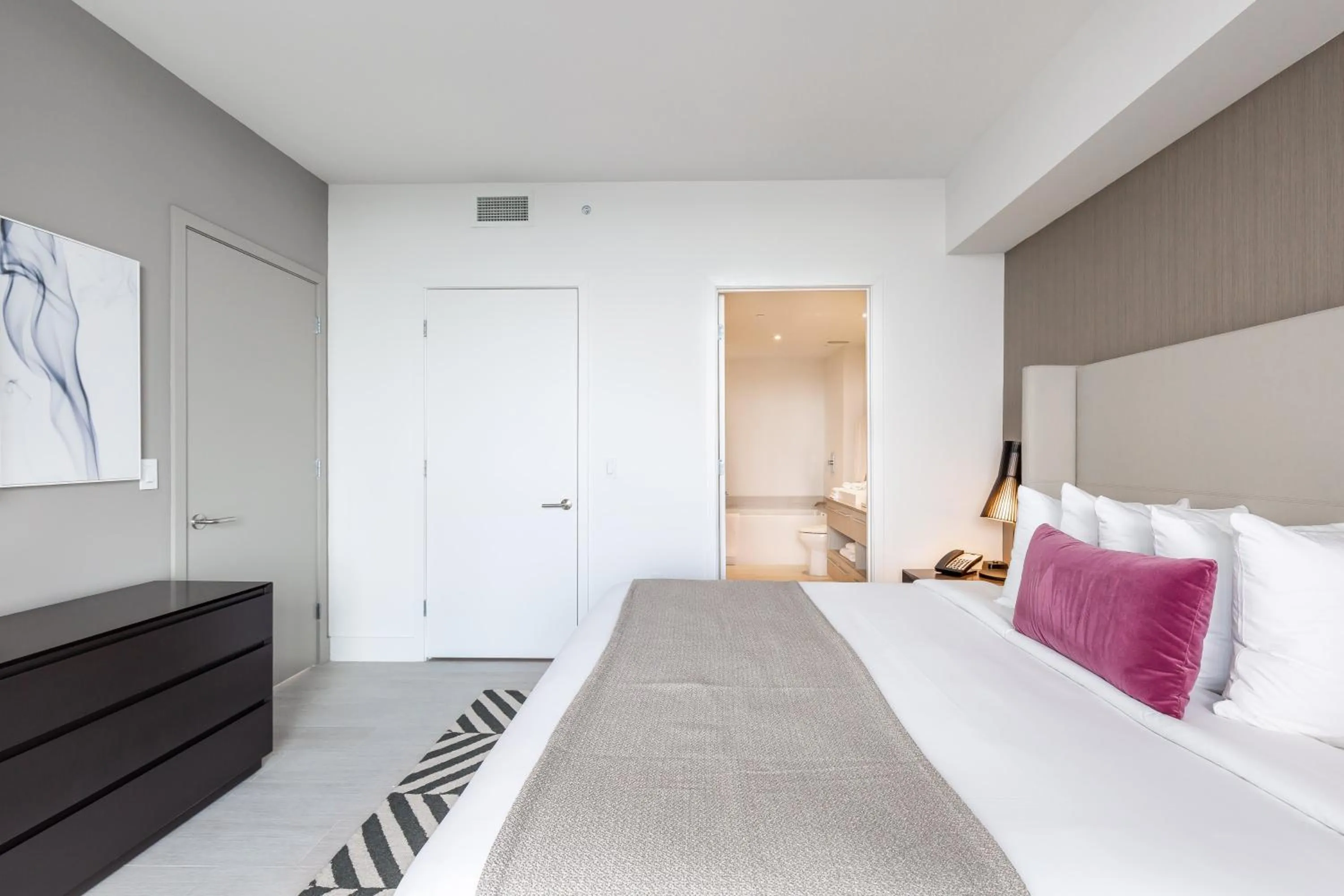 Bed in Private Ocean Condos at Hyde Beach Resort & Residences