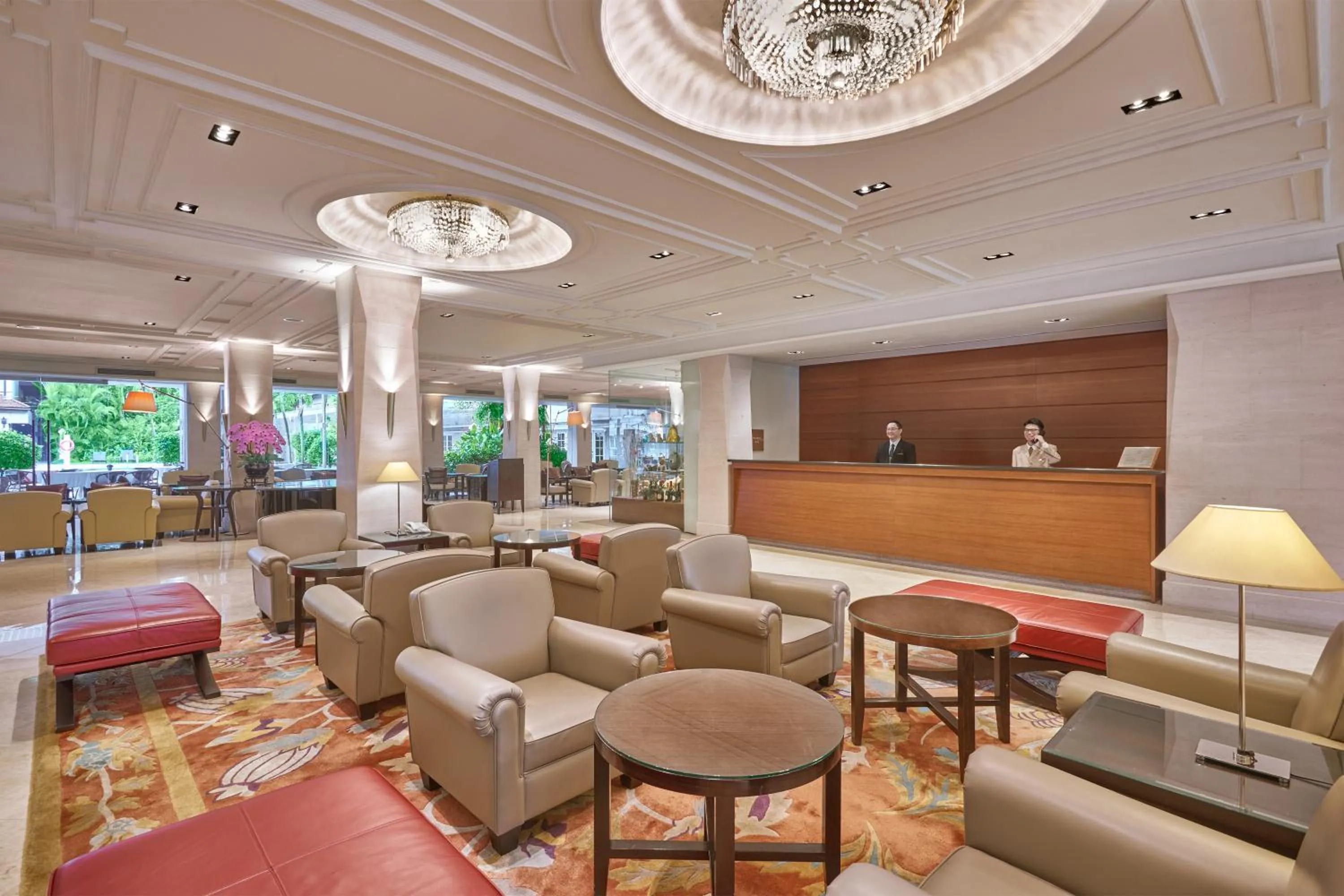 Seating area in Goodwood Park Hotel