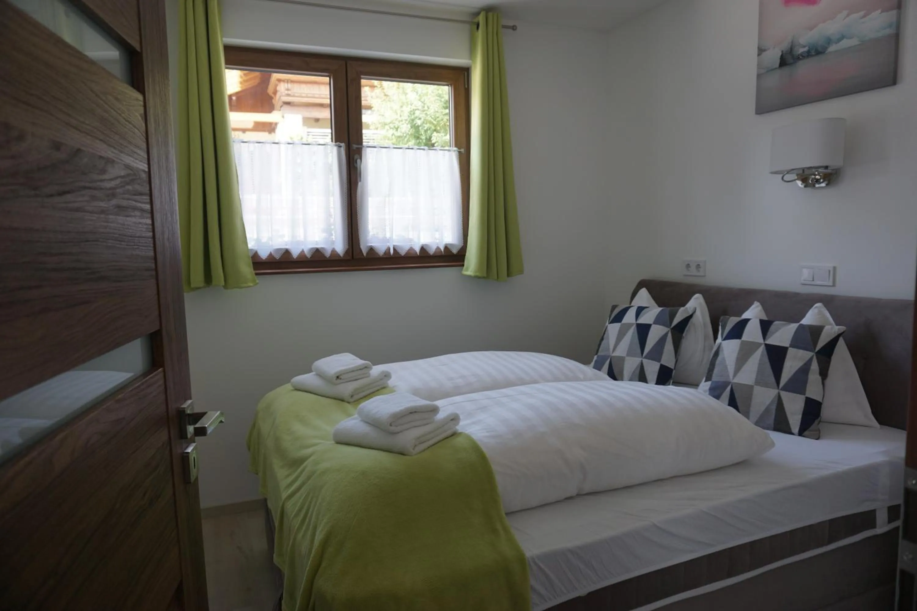 Bed in Schneekristall