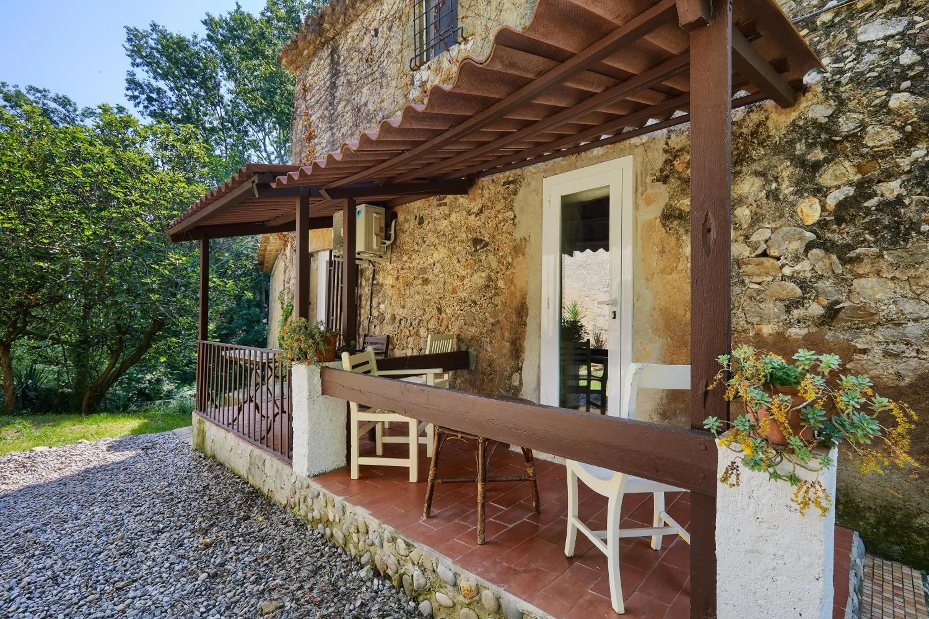 Balcony/Terrace in Mas Torrencito Pet Friendly