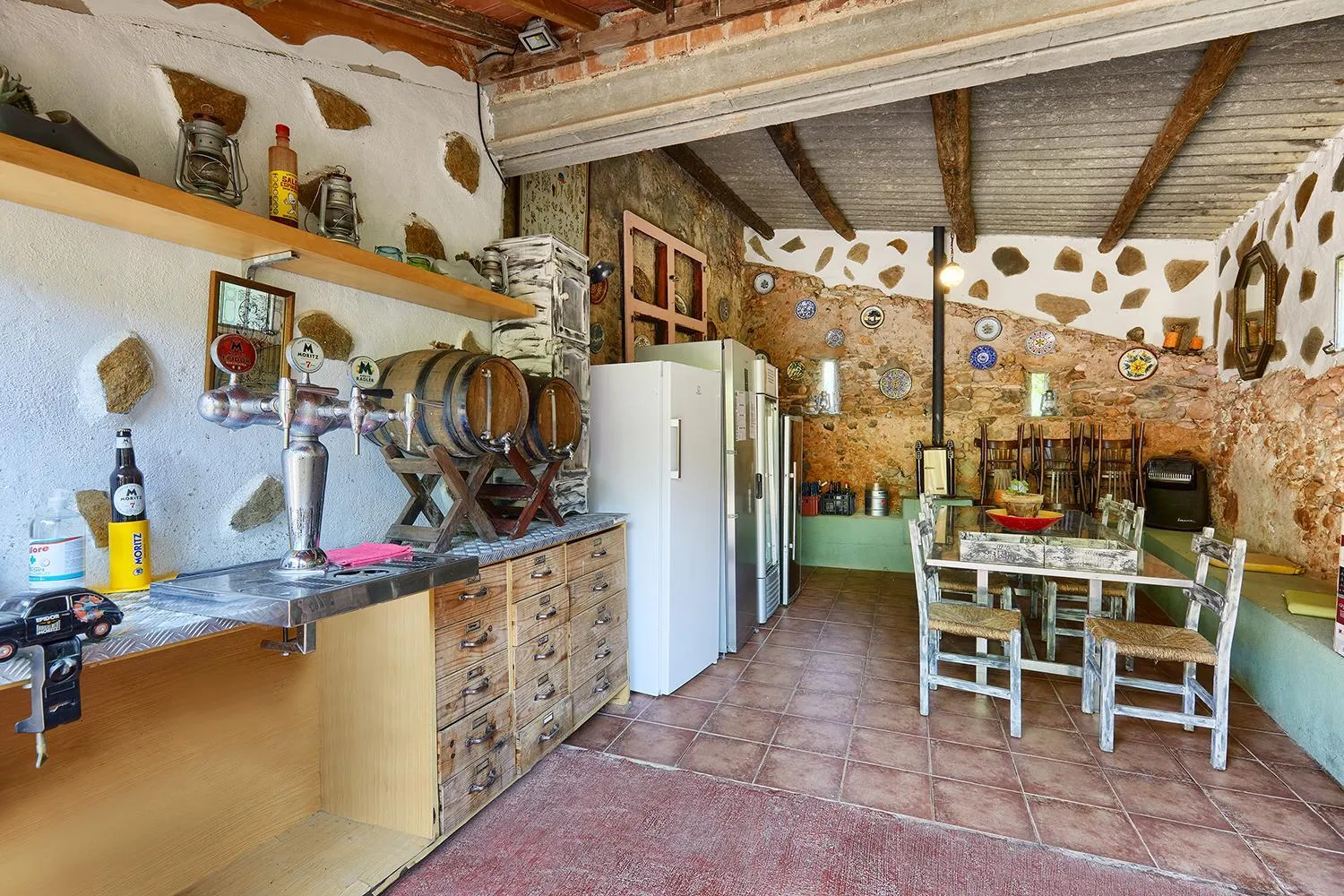 Dining area in Mas Torrencito Pet Friendly