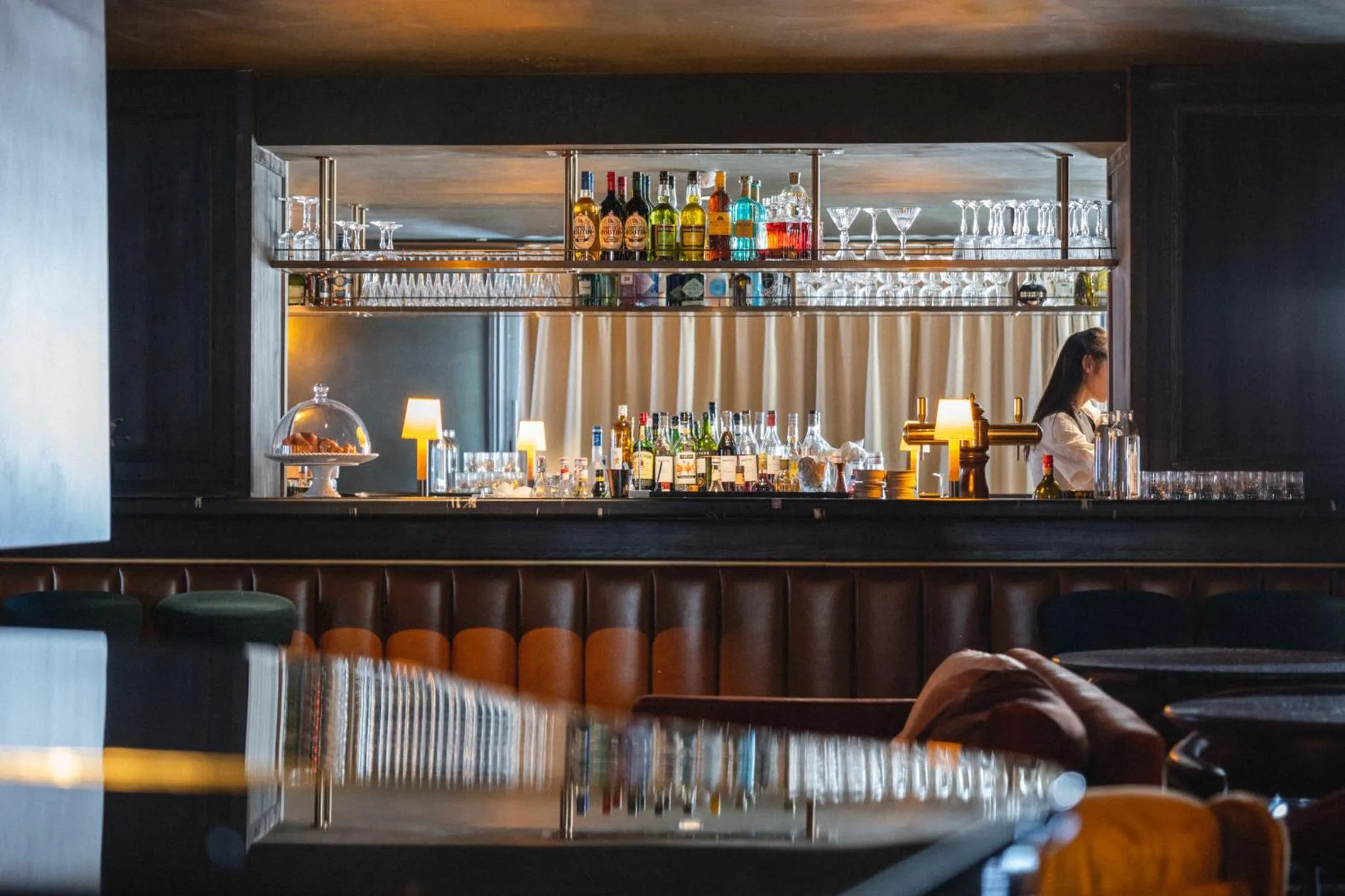 Lounge or bar in Le Fitz Roy, a Beaumier hotel