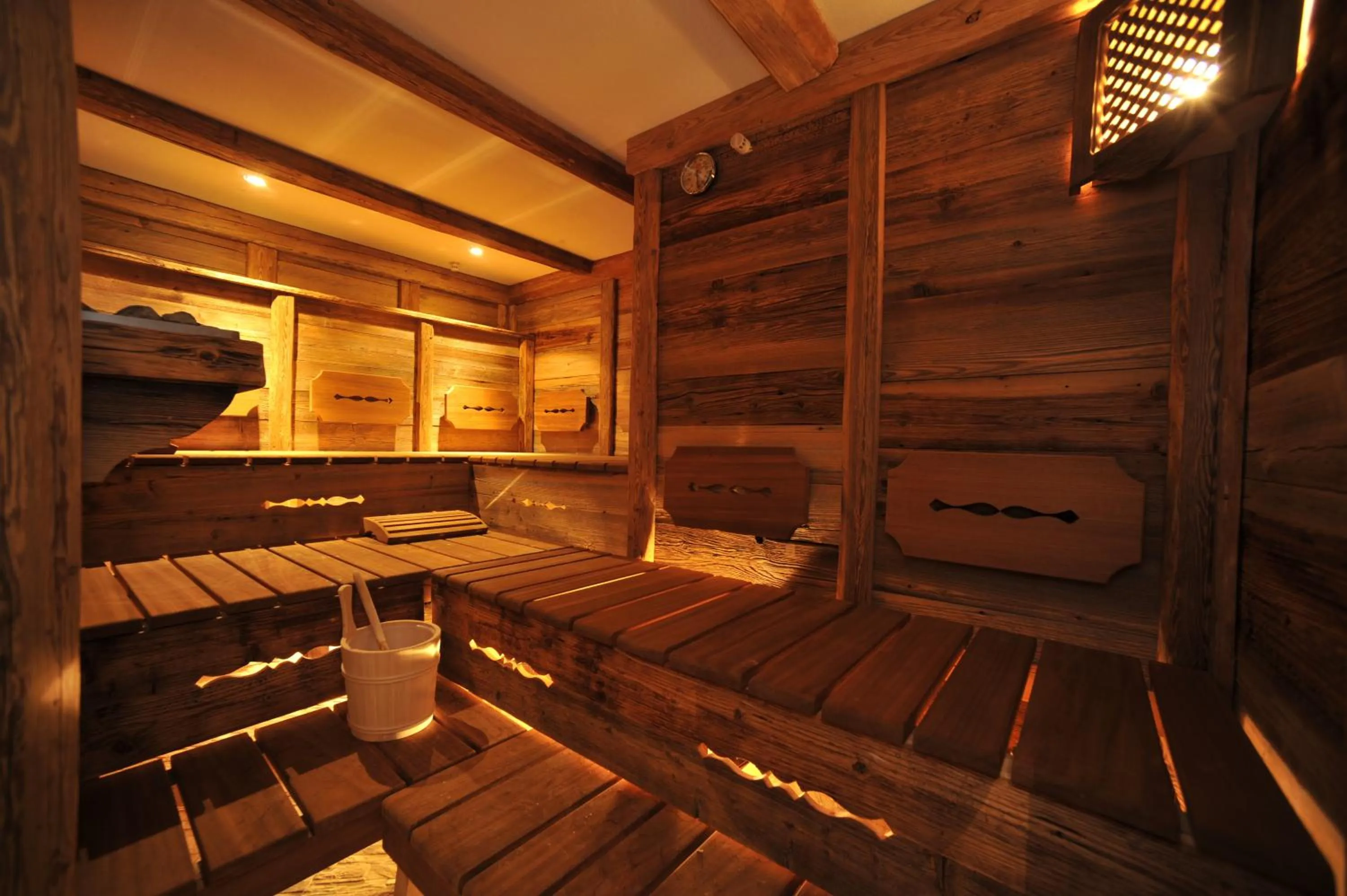Sauna in Hotel Muliac