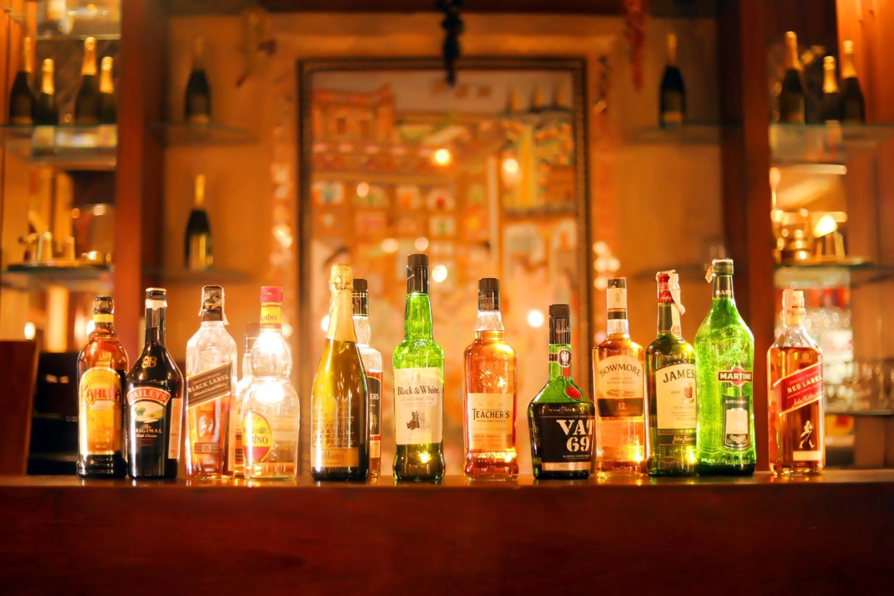 Alcoholic drinks in Pali Village Resort