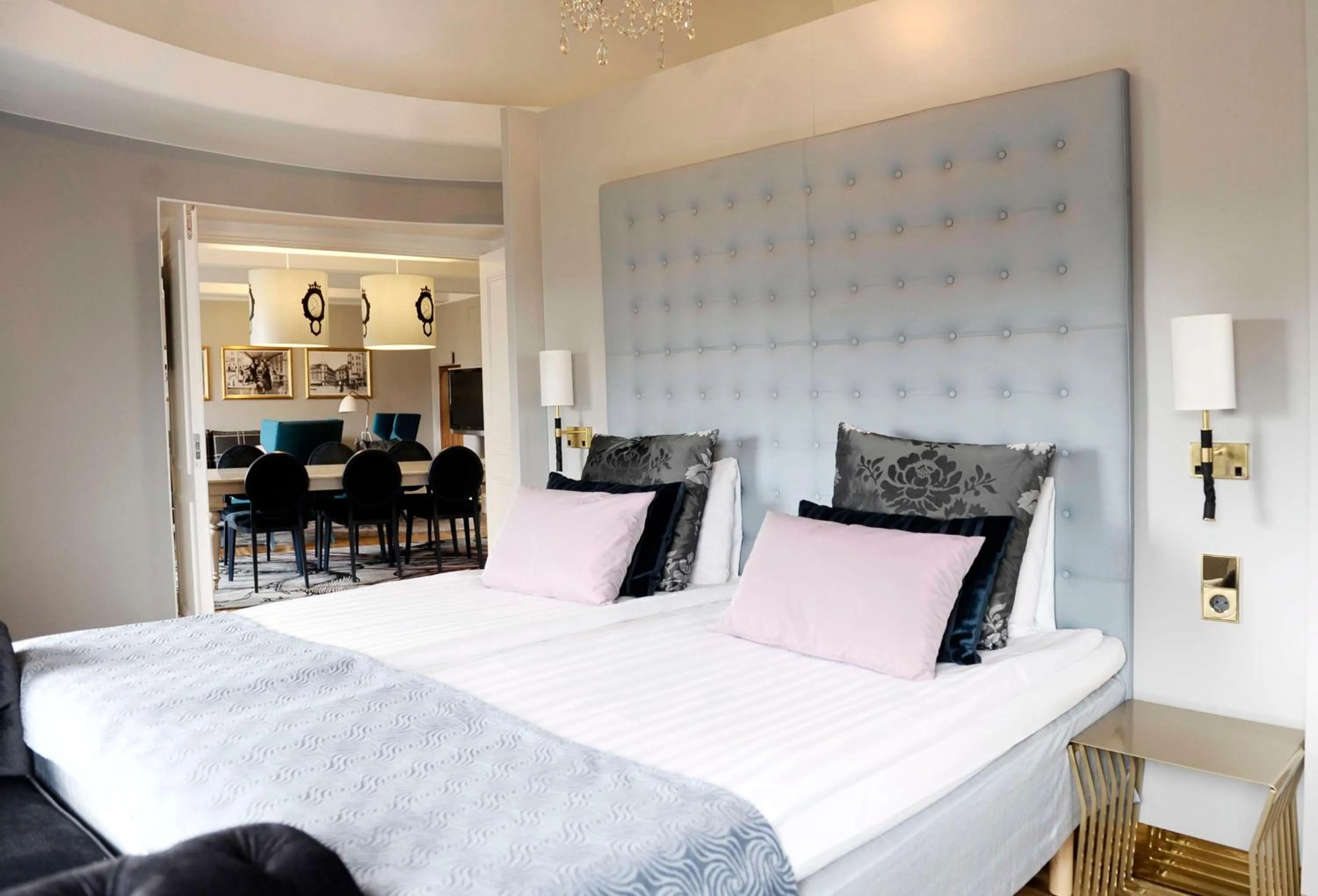 Bedroom, Bed in Scandic Kramer